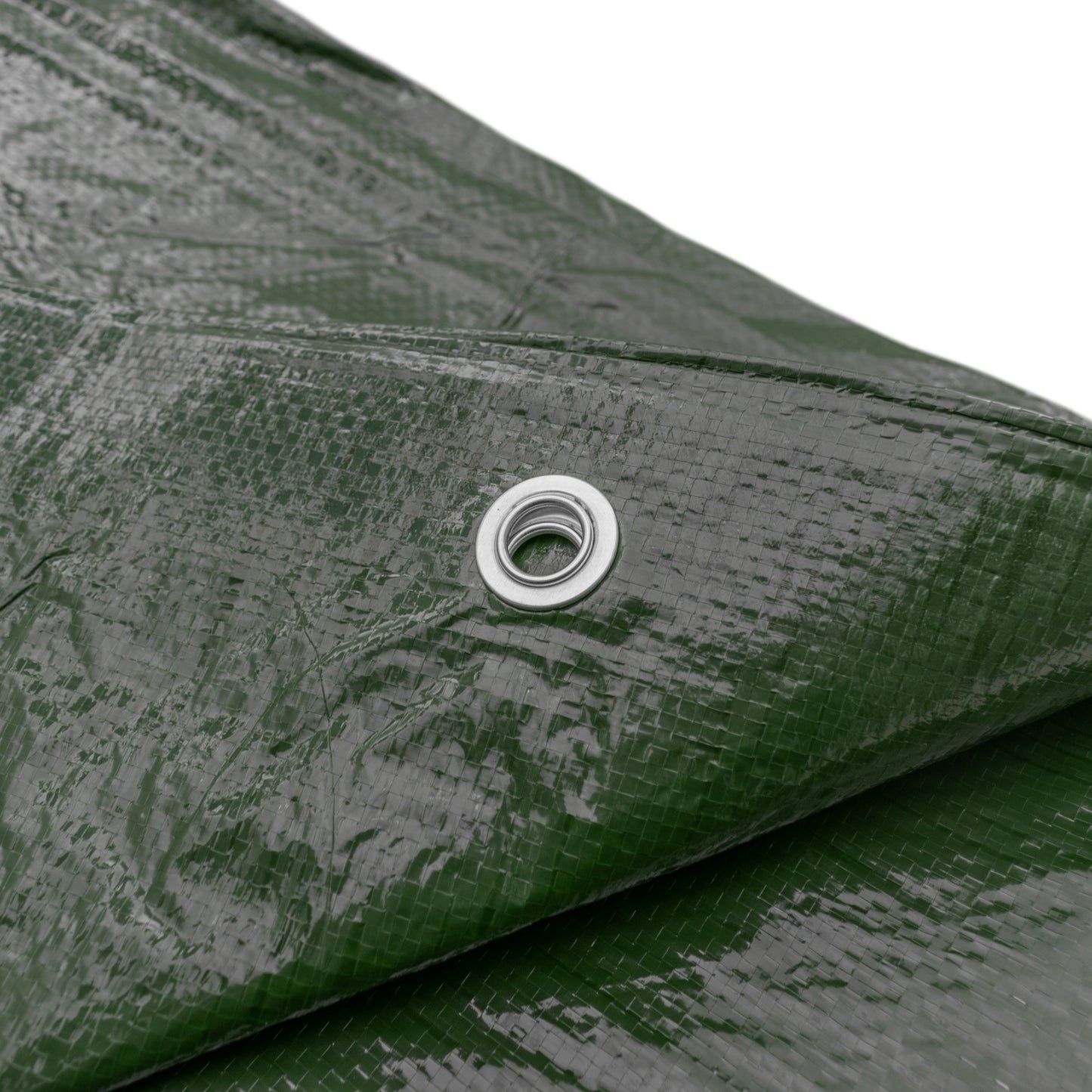 Green M-Grade Tarpaulin 4m x 6m Waterproof Tarpaulin Cover Weed Control Membrane
