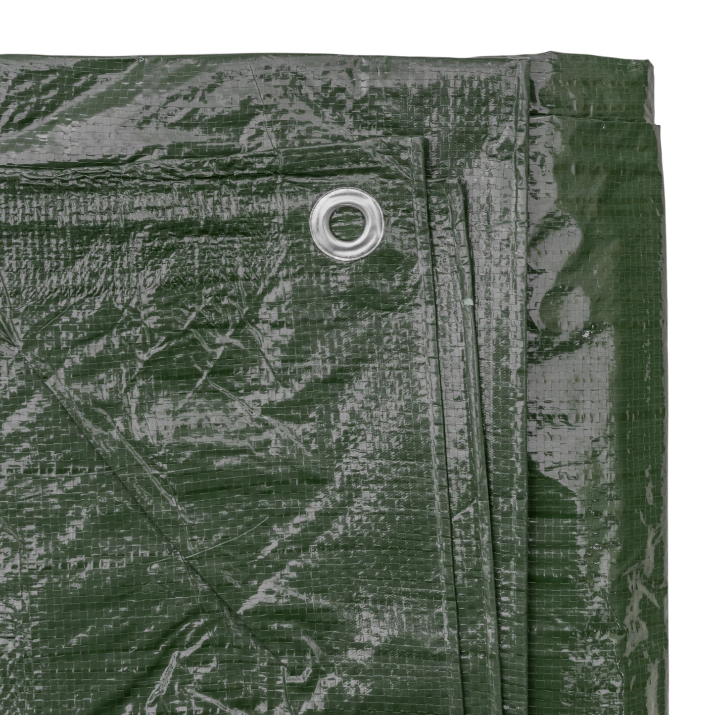 Green M-Grade Tarpaulin 1m x 1m Waterproof Tarpaulin Cover Weed Control Membrane