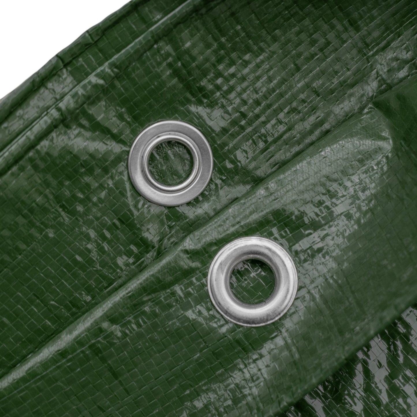 AP Supplies Green M-Grade Tarpaulin with 10 Metres of 8mm Bungee Rope - 3m x 5m