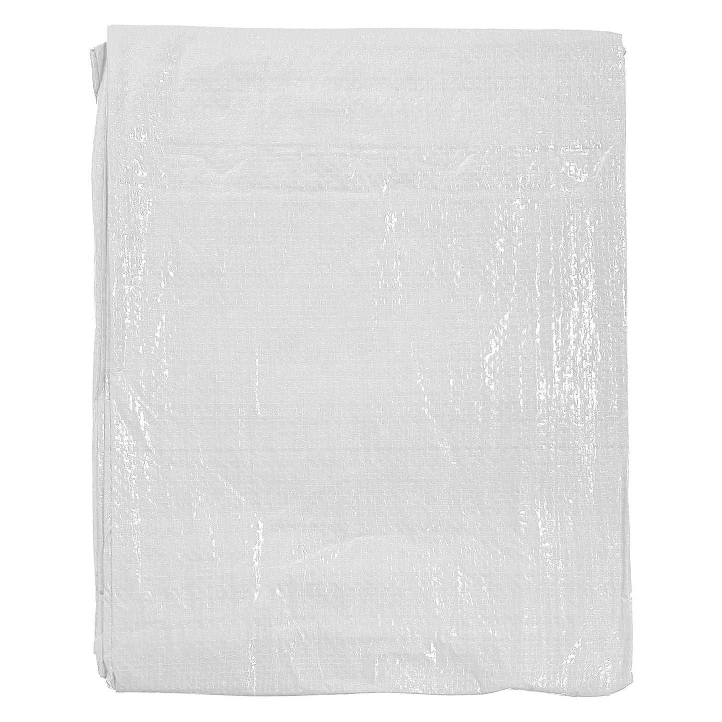 White M-Grade Tarpaulin 6m x 10m Waterproof Tarpaulin Cover Outdoor Ground Sheet