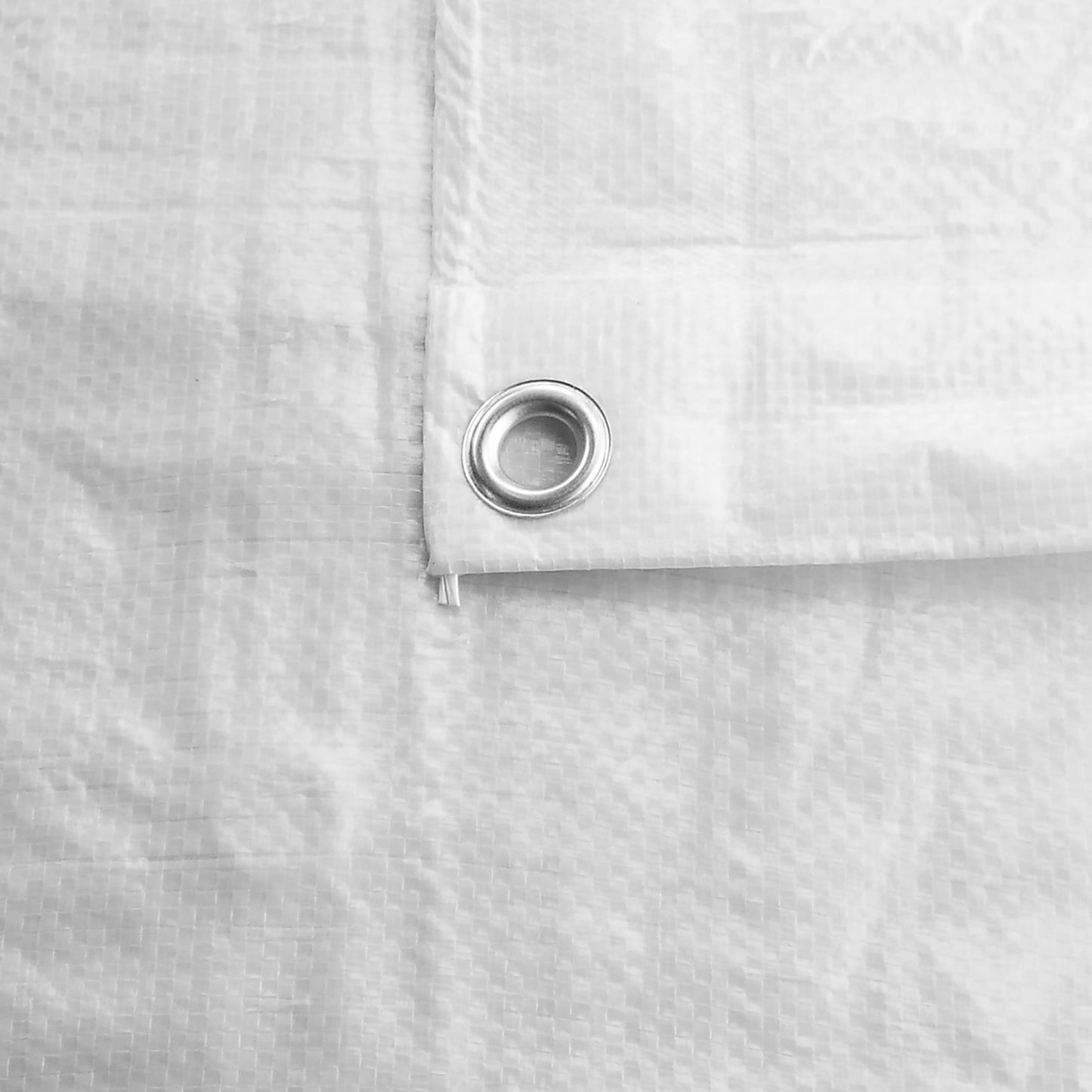 White M-Grade Tarpaulin 2m x 2m Waterproof Tarpaulin Cover Weed Control Membrane