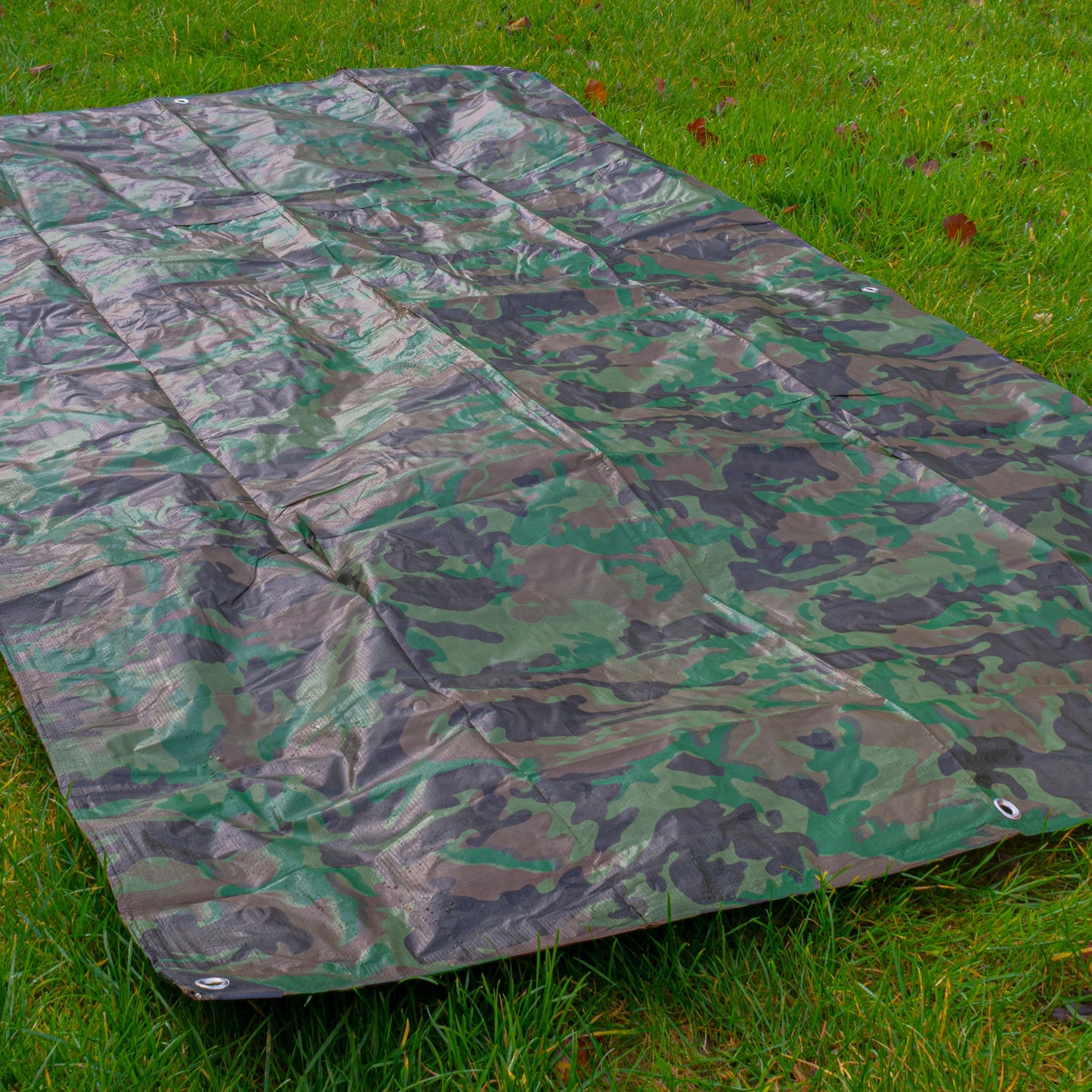 AP Supplies Camouflage M-Grade Tarpaulin 3m x 5m BRADAS