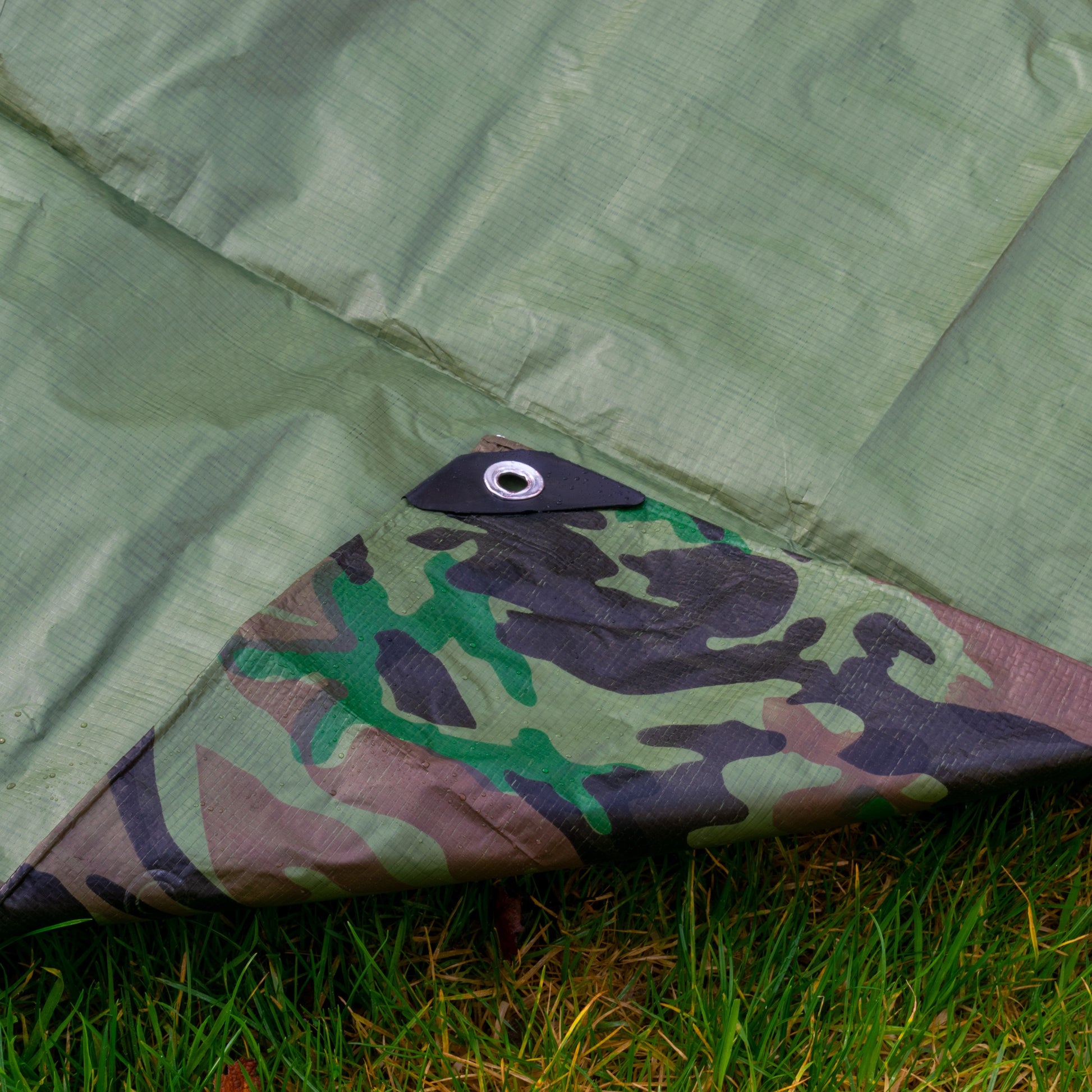 AP Supplies Camouflage M-Grade Tarpaulin 3m x 5m BRADAS