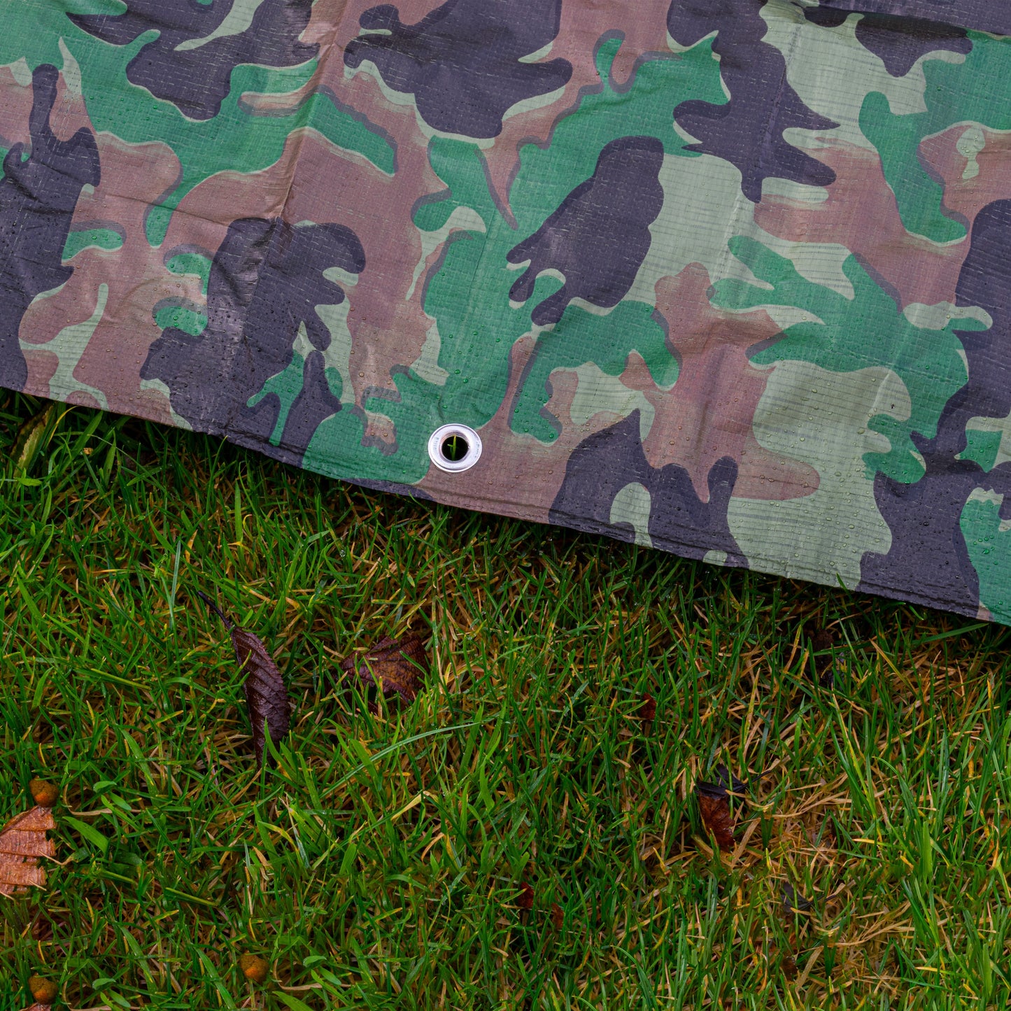 Camouflage M-Grade Tarpaulin 1m x 1m Waterproof Tarpaulin Cover Waterproof Sheet