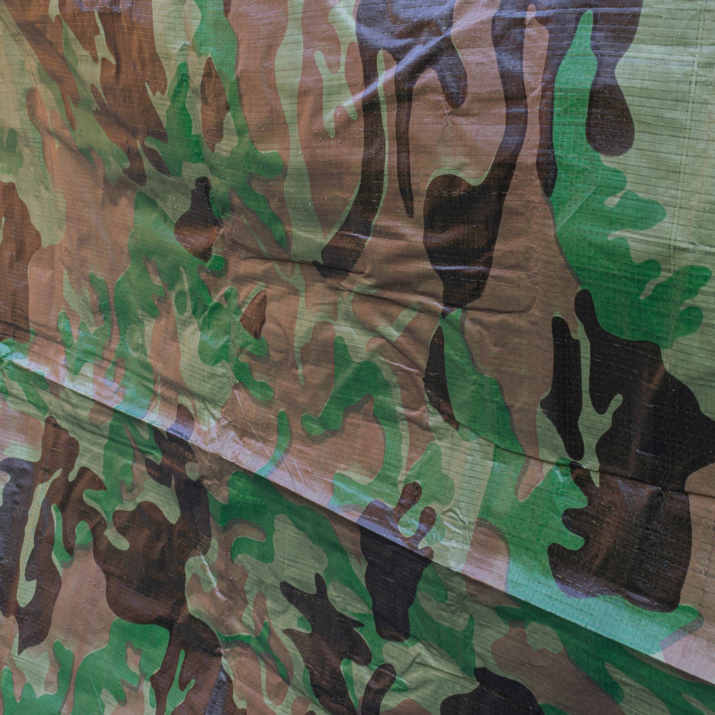Camouflage M-Grade Tarpaulin 1m x 1m Waterproof Tarpaulin Cover Waterproof Sheet