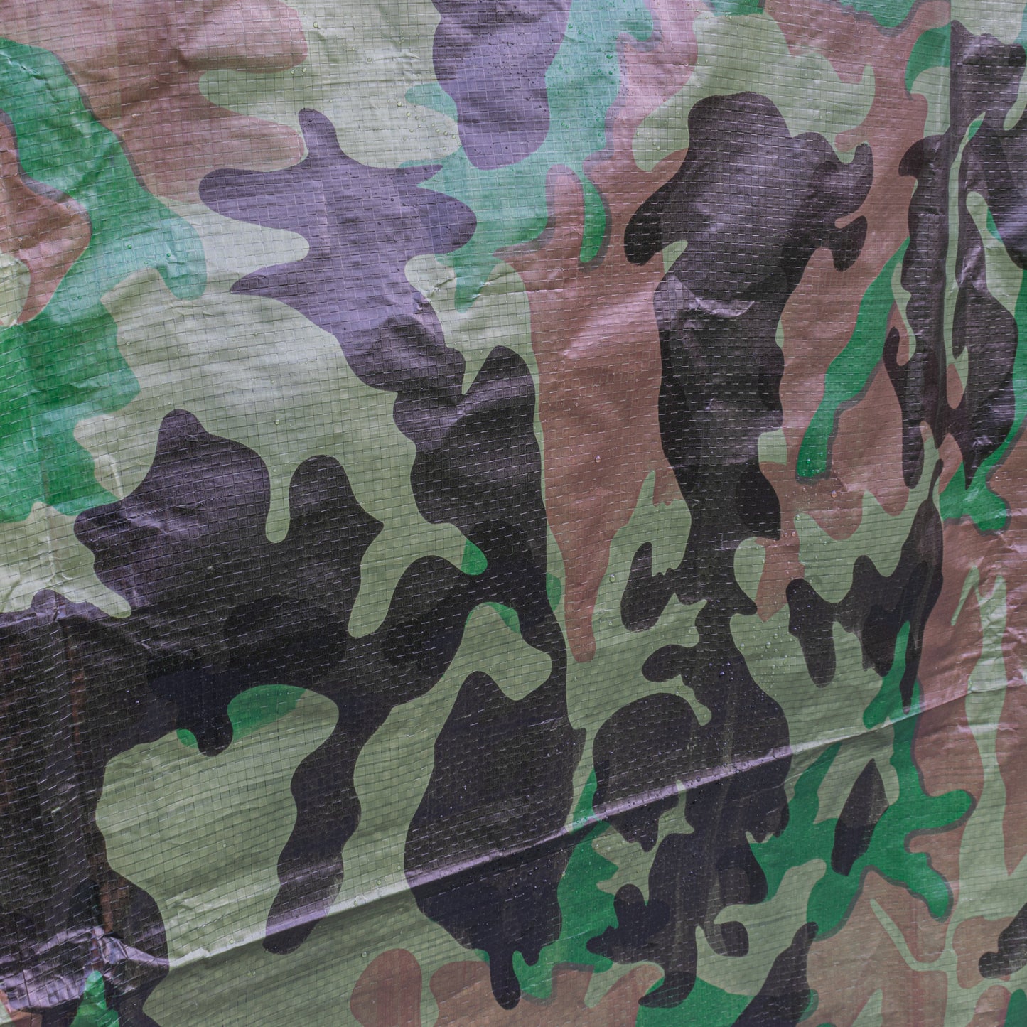 Camouflage M-Grade Tarpaulin 1m x 1m Waterproof Tarpaulin Cover Waterproof Sheet