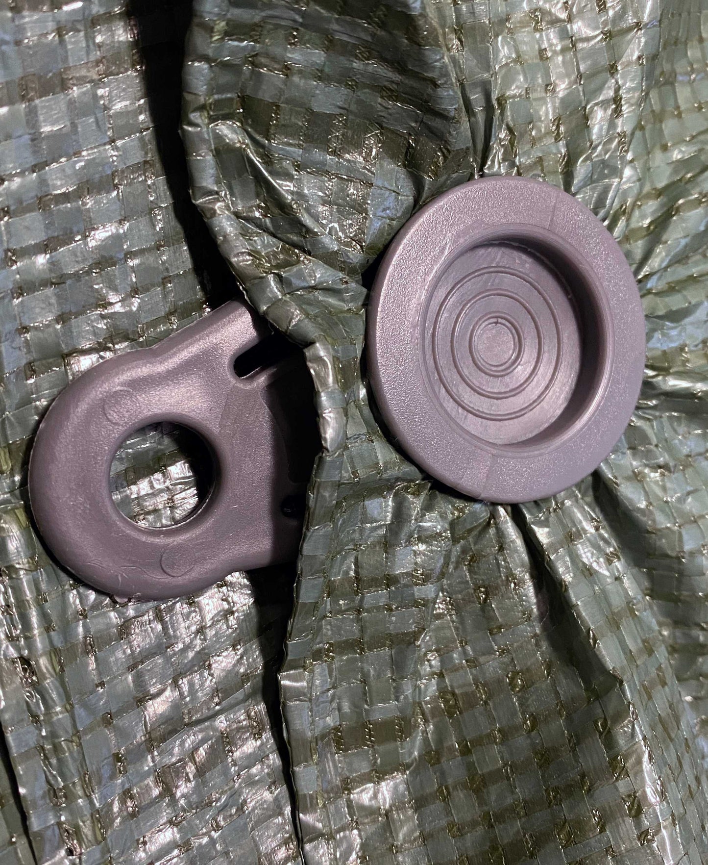 Tarp Clip Round Gray Waterproof Tarpaulin Cover DIY Workshop Accessory