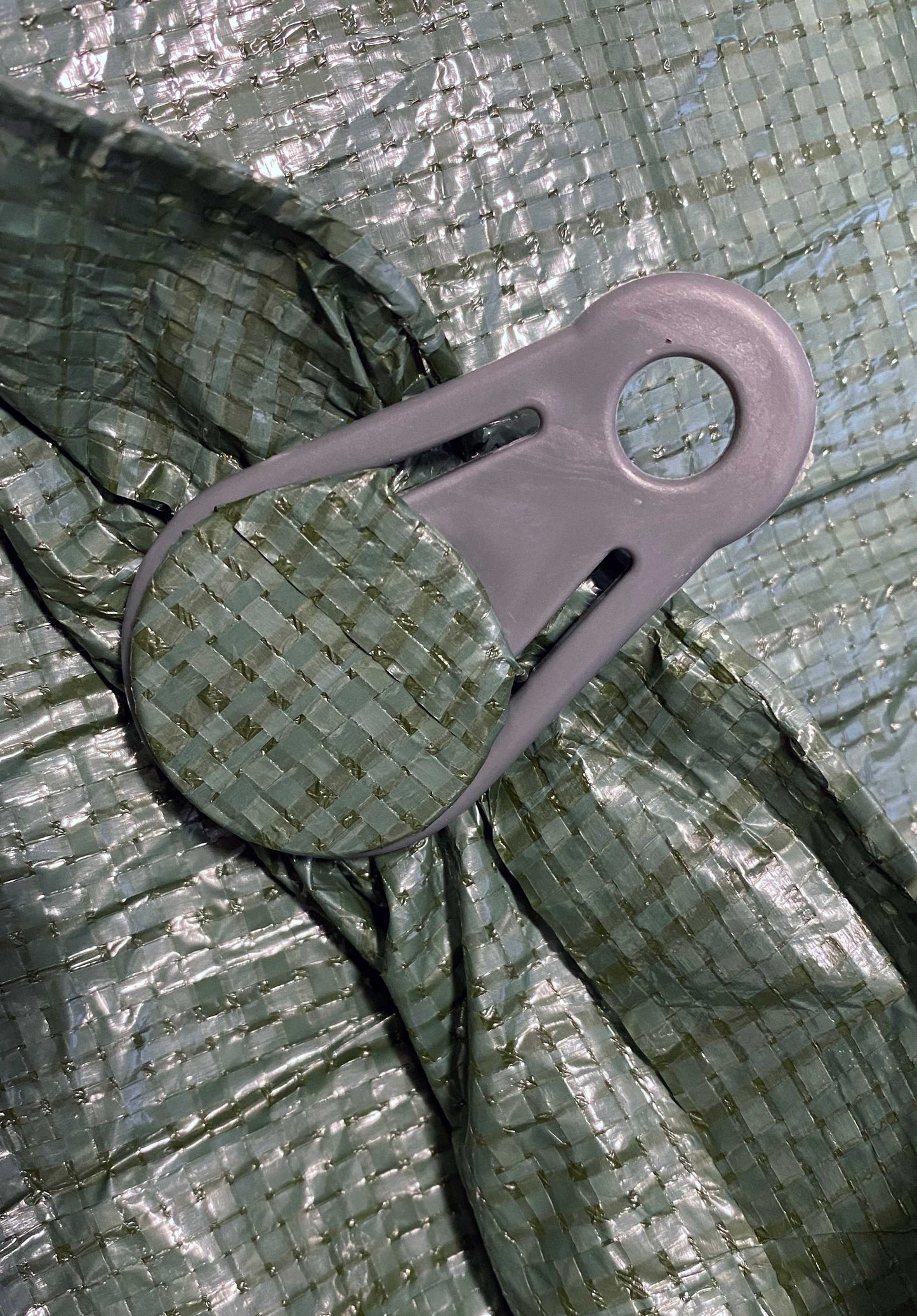 Tarp Clip Round Gray Waterproof Tarpaulin Cover DIY Workshop Accessory