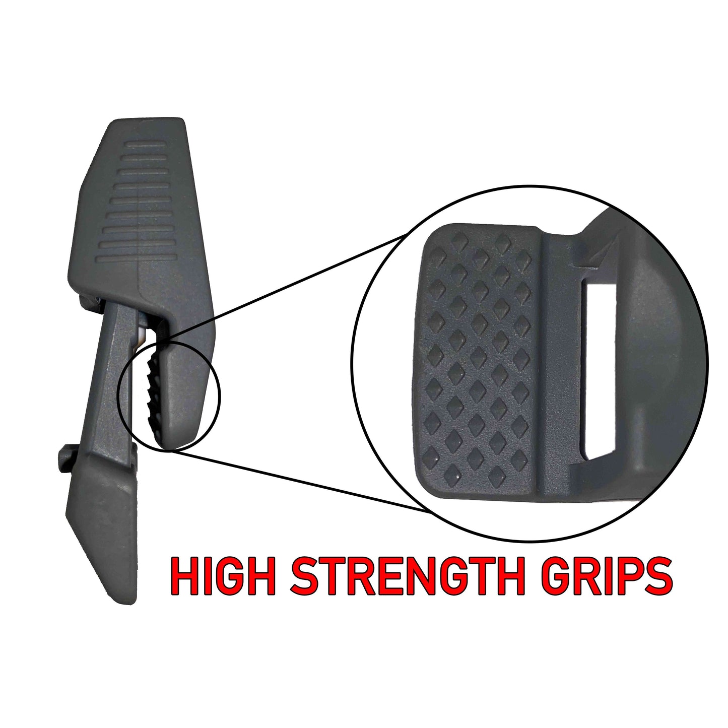 Tarp Clip Gray Slide Type Pack of 10 Waterproof Tarpaulin Cover Waterproof Sheet