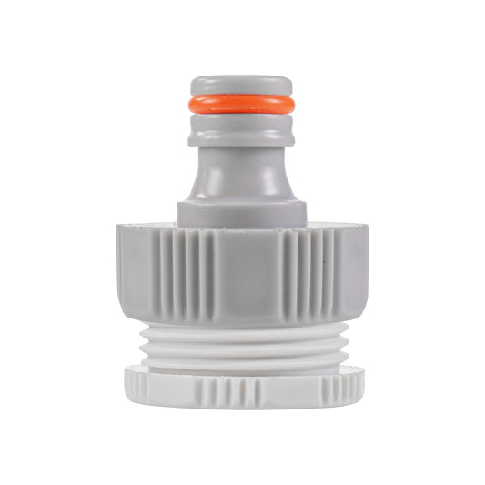 AP Supplies Female Tap Connector 1" or 3/4" BSP Female, Gray/White