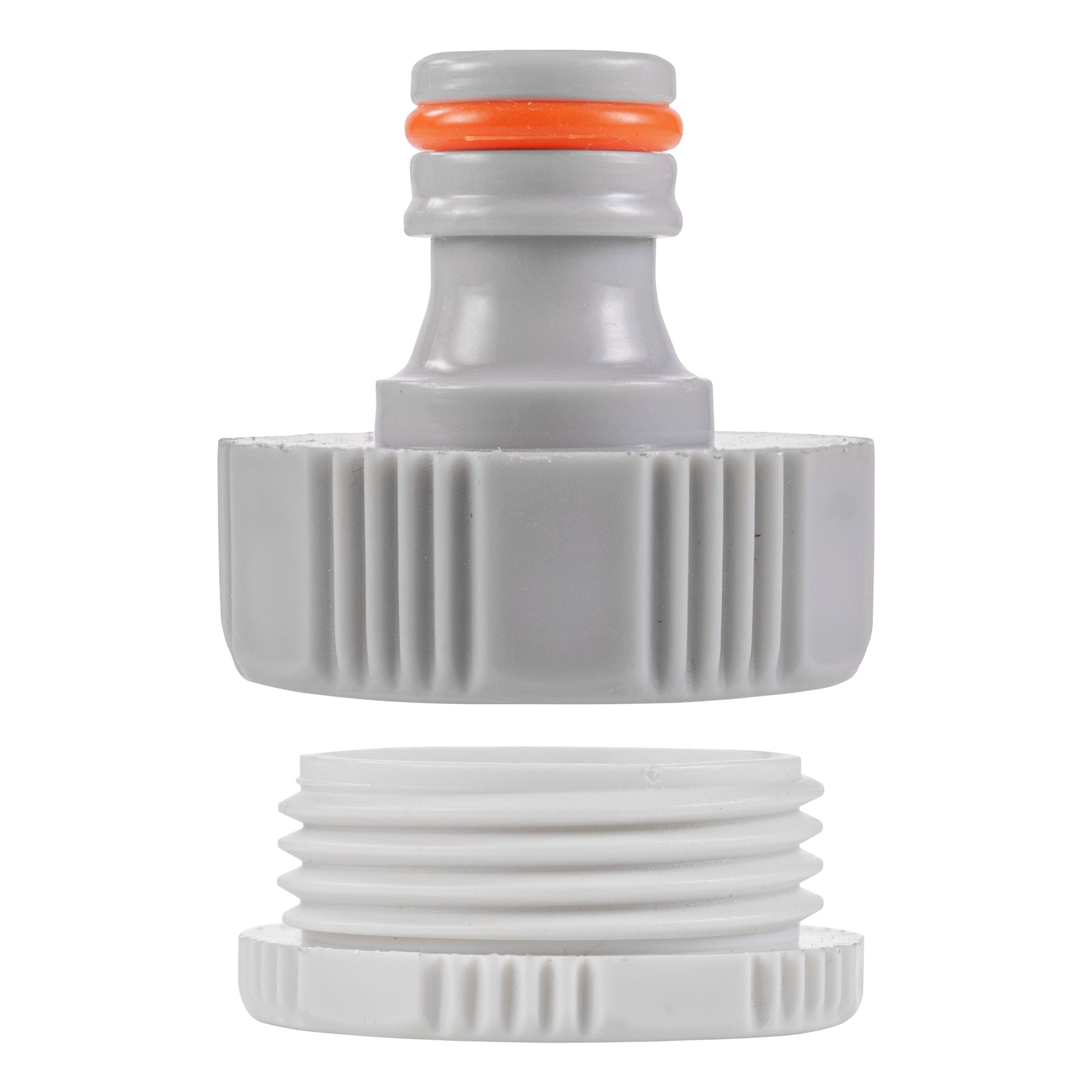 AP Supplies Female Tap Connector 1" or 3/4" BSP Female, Gray/White