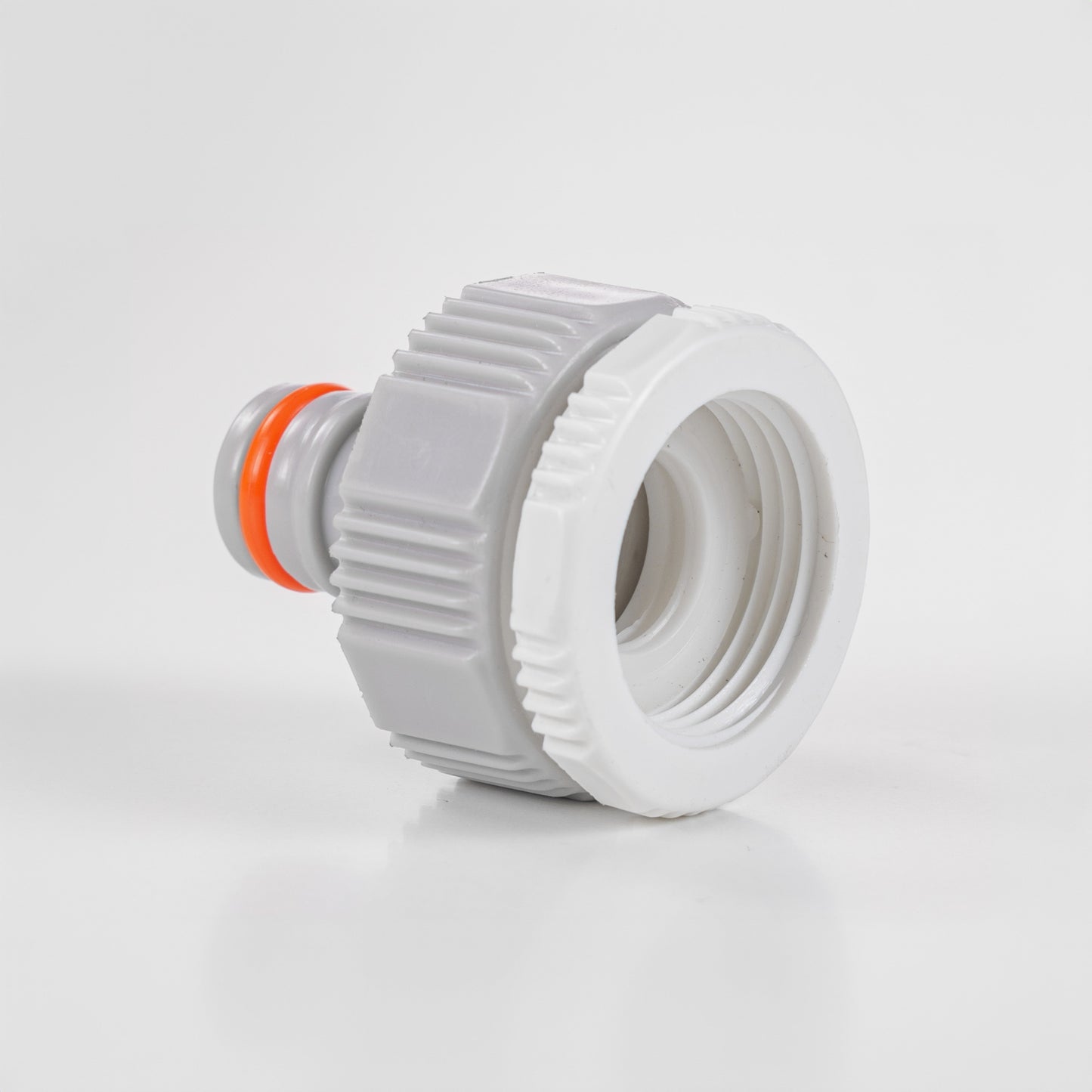 AP Supplies Female Tap Connector 1" or 3/4" BSP Female, Gray/White