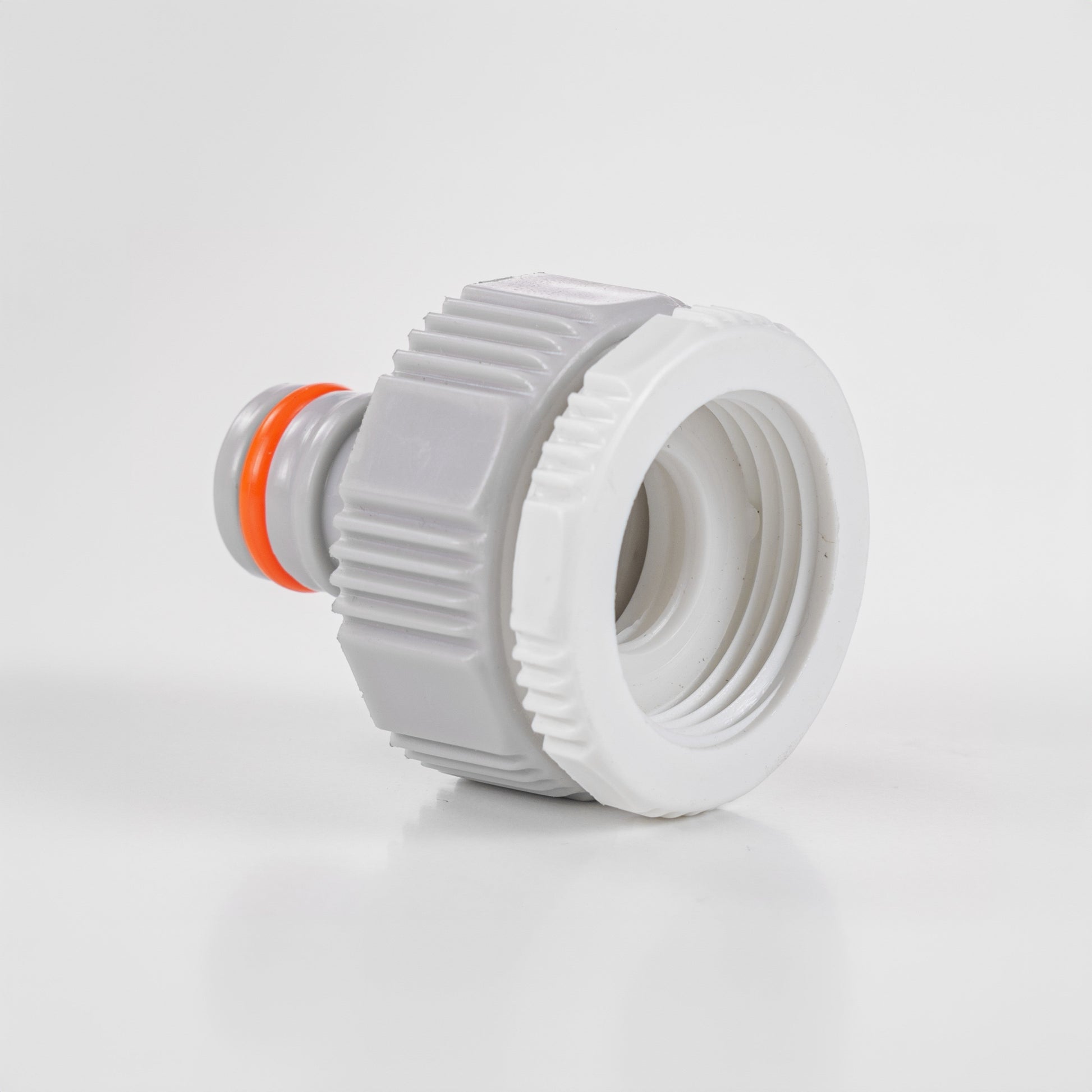 AP Supplies Female Tap Connector 1" or 3/4" BSP Female, Gray/White