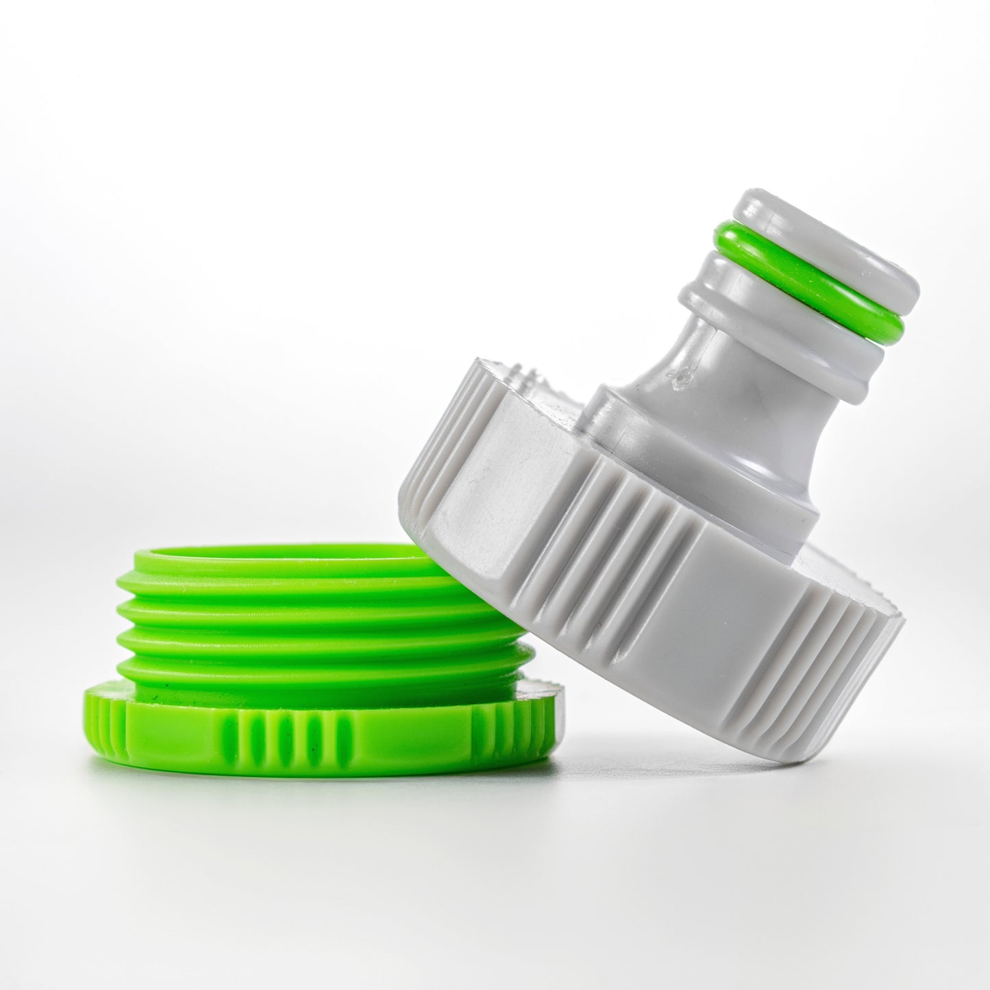 Female Tap Connector 3/4in or 1/2in BSP Female, Green Gray for Hose Pipe Fitting