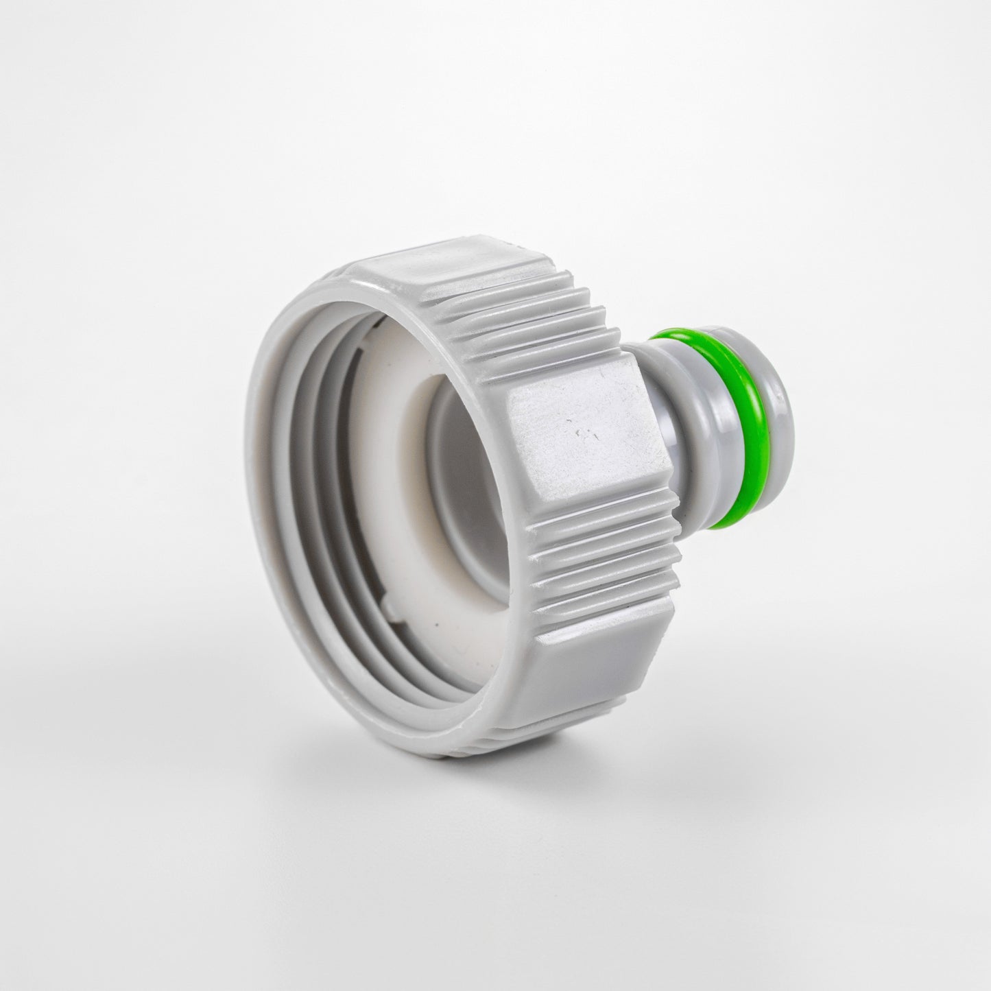 Female Tap Connector 1in or 3/4in BSP Female, Green Gray for Hose Connector Set