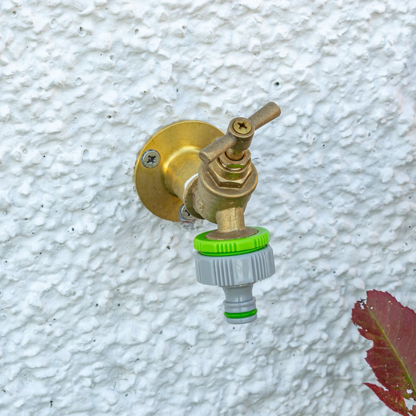 Female Tap Connector 1in or 3/4in BSP Female, Green Gray for Hose Connector Set