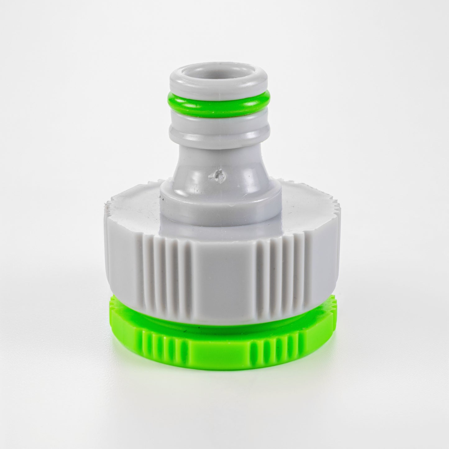 Female Tap Connector 1in or 3/4in BSP Female, Green Gray for Hose Connector Set