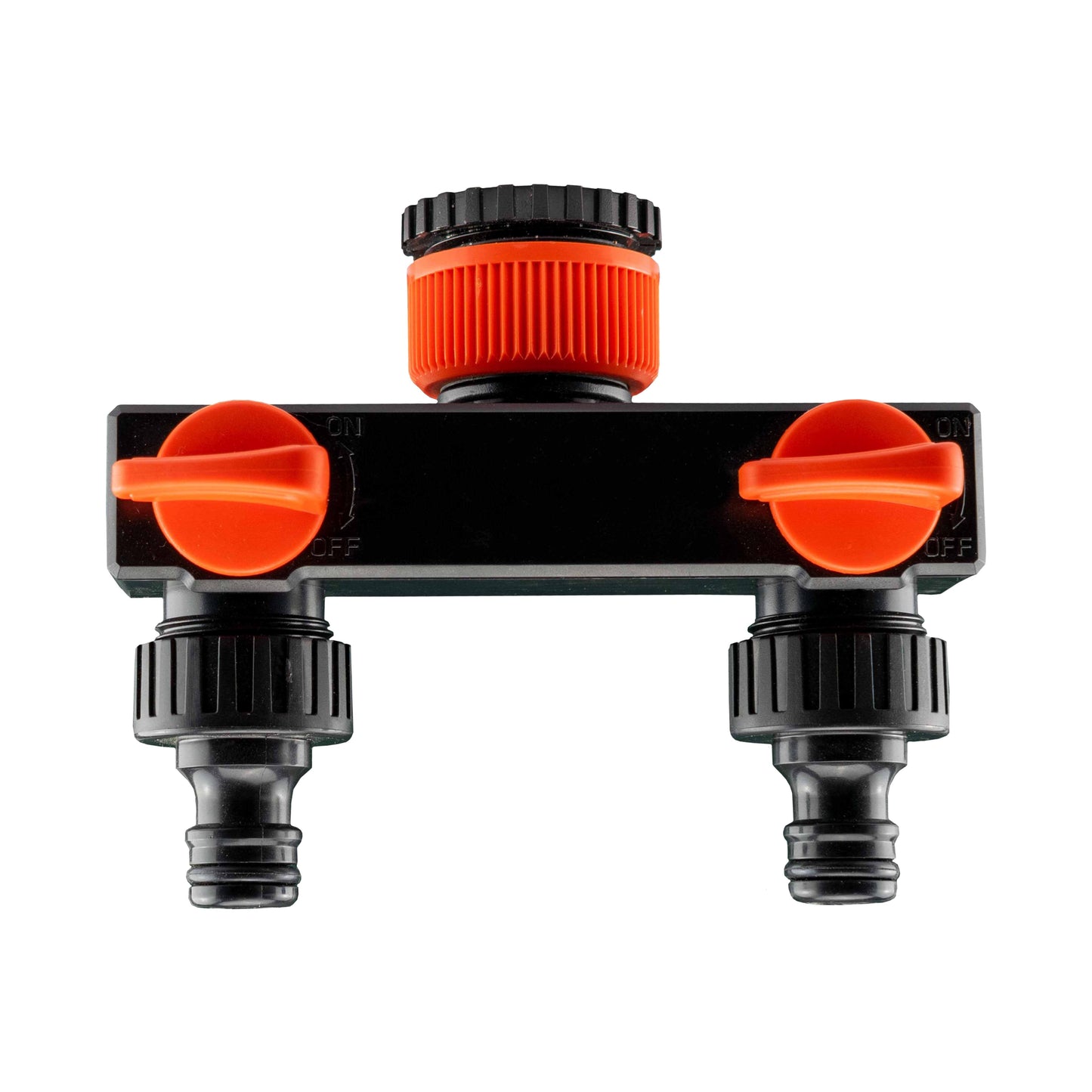AP Supplies ¾” BSP Water Butt Fitting with 2-Way Quick Connect Valved Splitter