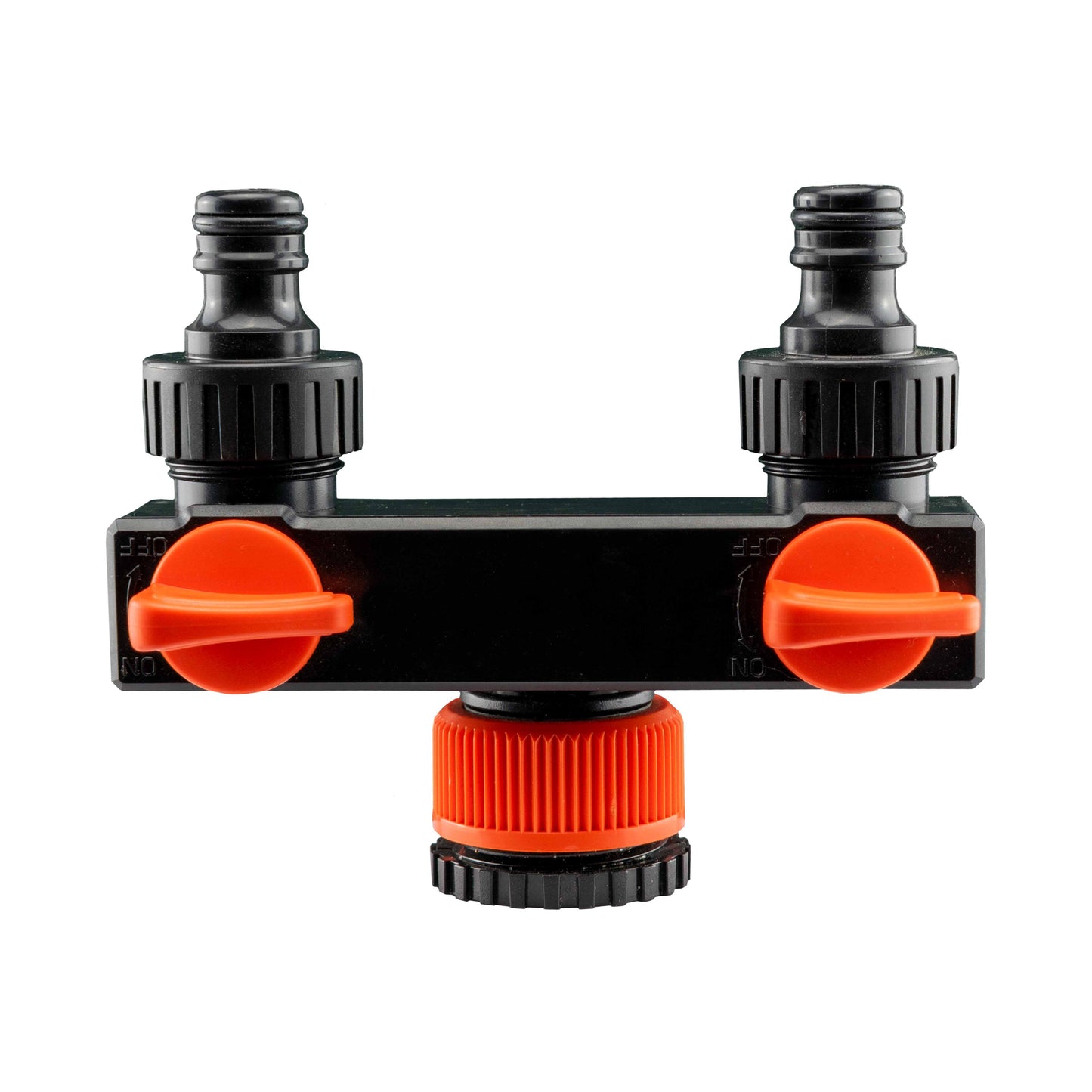 AP Supplies ¾” BSP Water Butt Fitting with 2-Way Quick Connect Valved Splitter