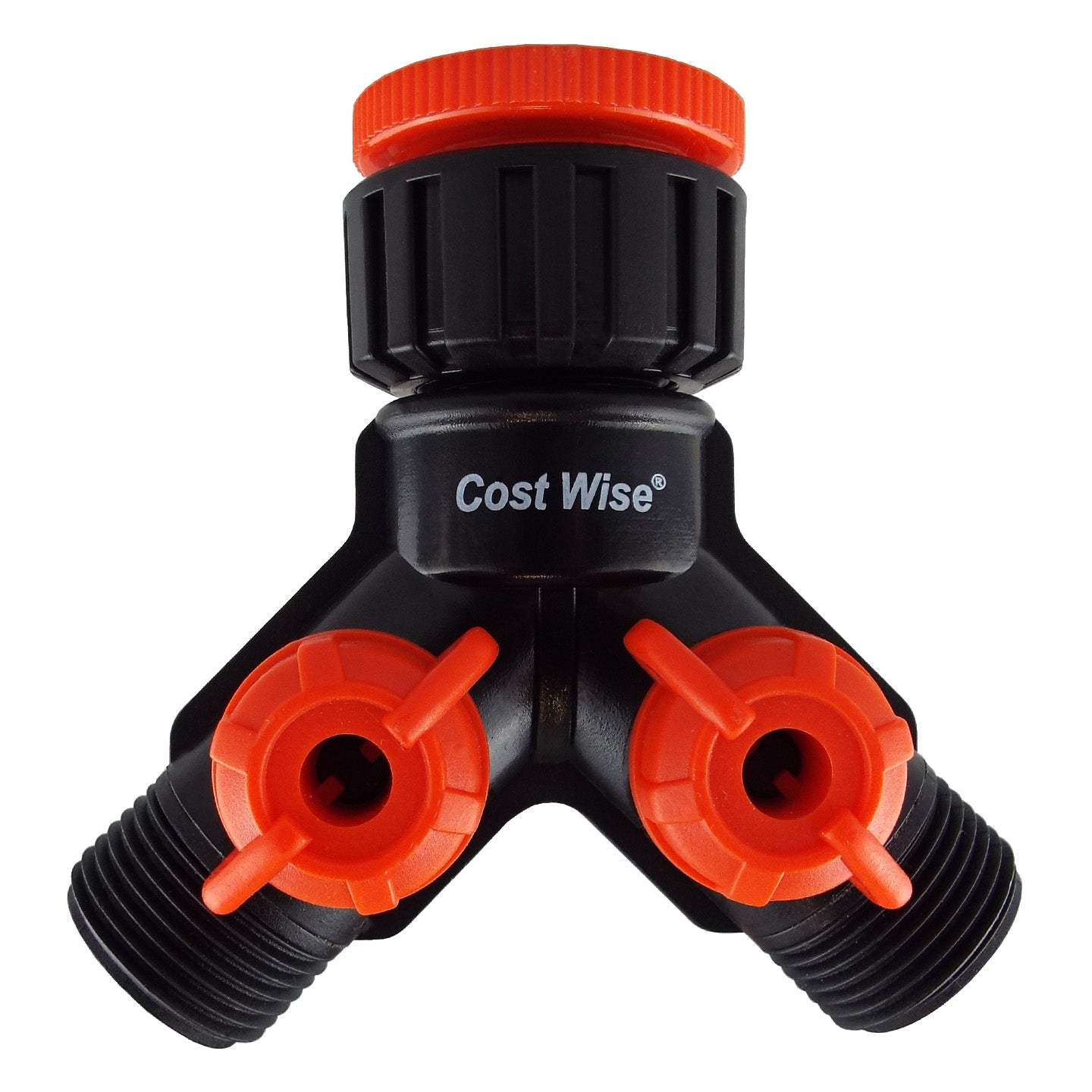 AP Supplies Double Tap Connector with Valves & 4mm Micro Barb Outlets