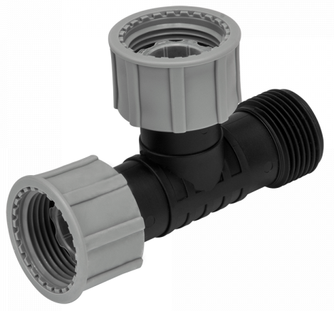 Swivel Tee 1in BSP Male Female Female Outdoor Watering Kit Garden Irrigation Kit