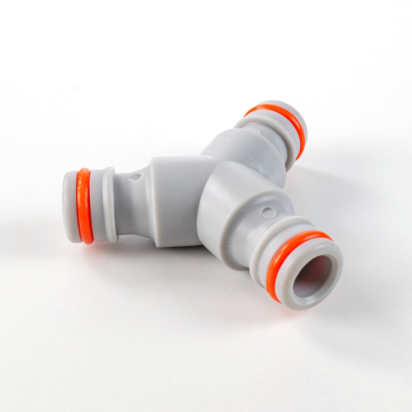 AP Supplies Three Way Connector Male Snap-On Grey/White