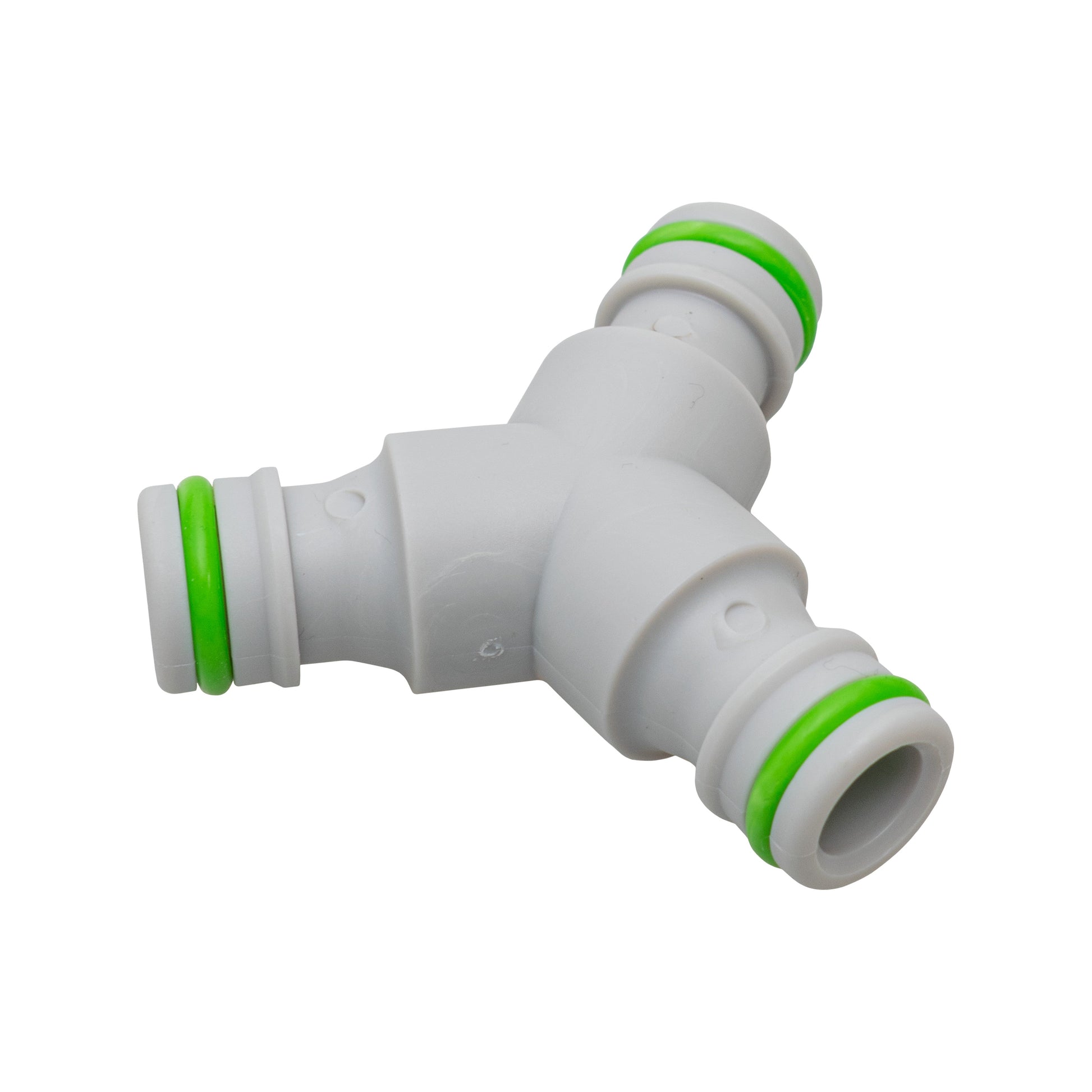 AP Supplies Three Way Connector Male Snap-On Grey/Lime