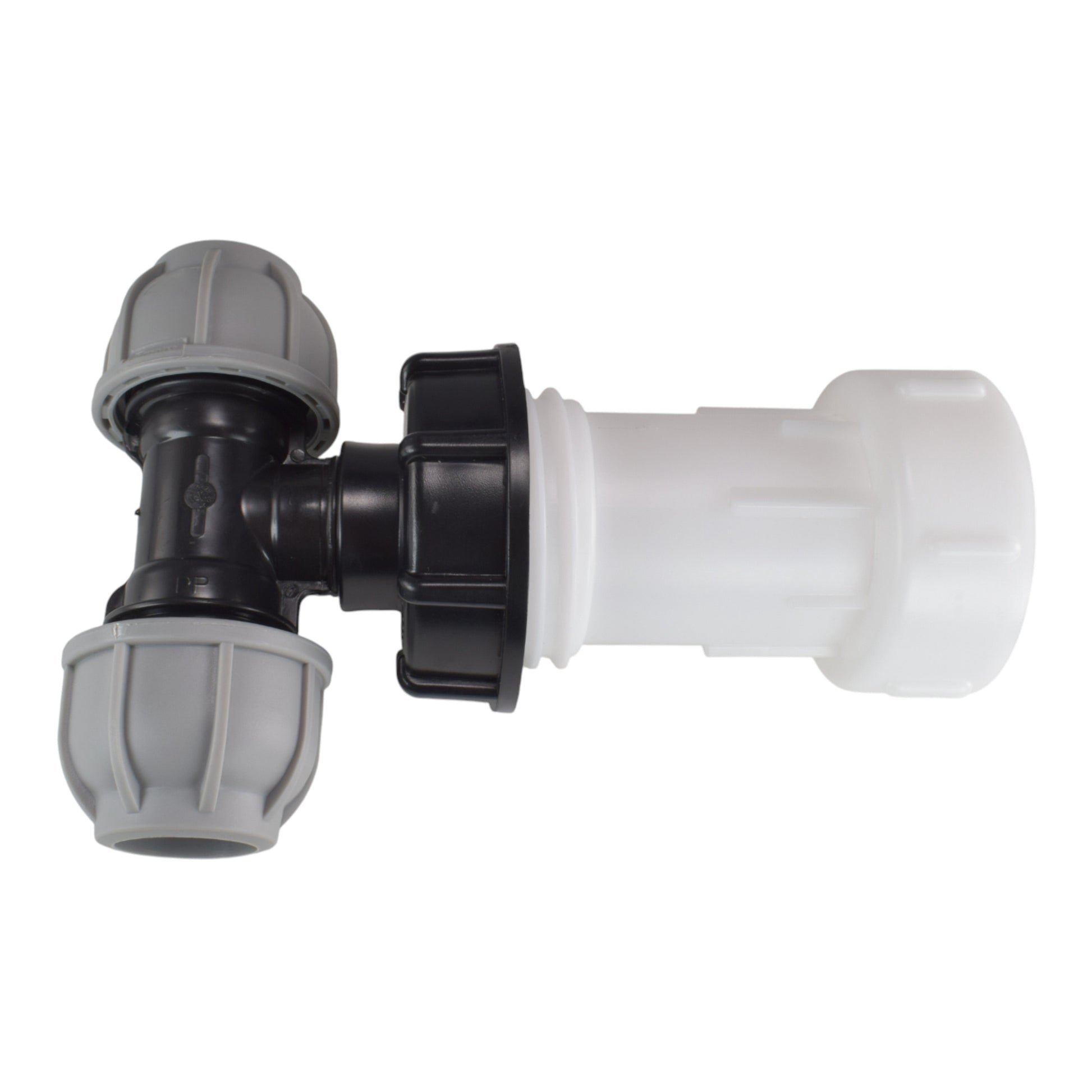 AP Supplies IBC Extender with 2” S60X6 Cap with 20mm MDPE Tee