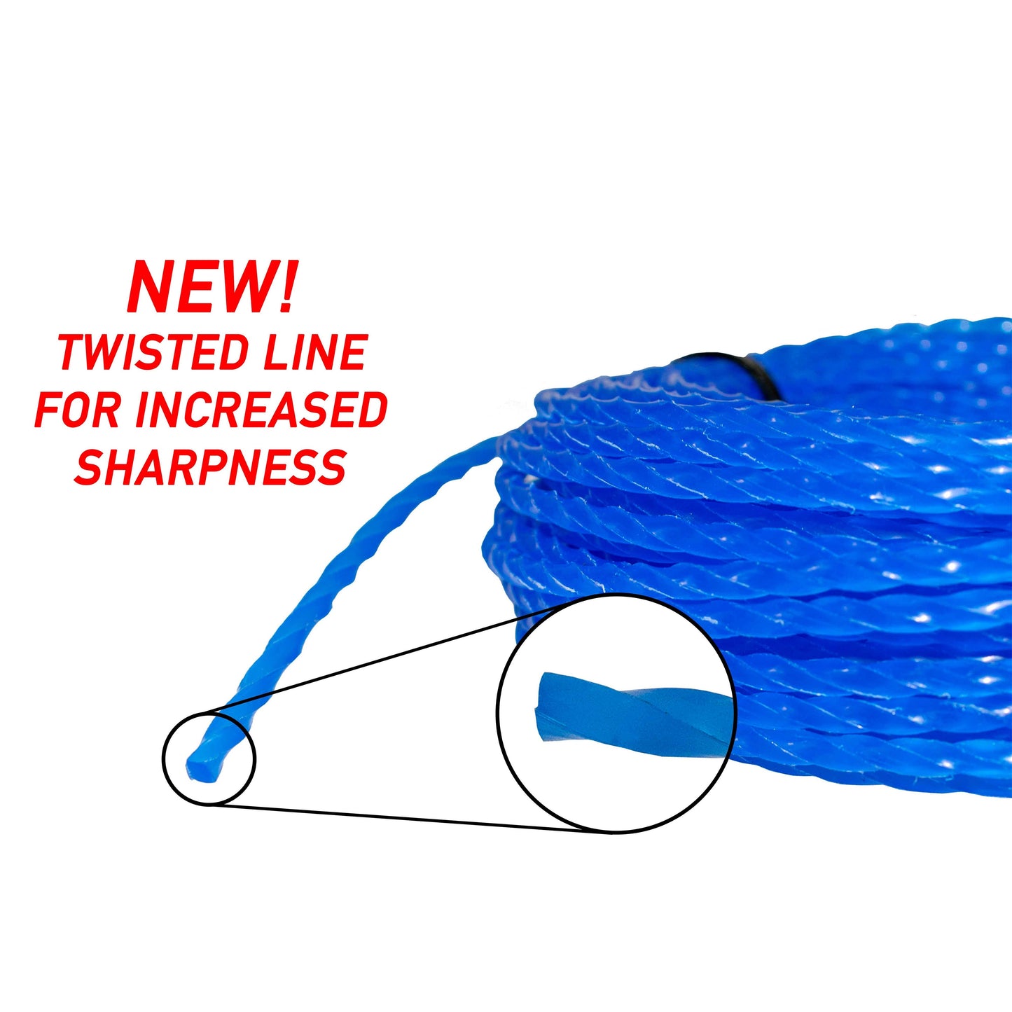 Strimmer Line Blue Twist 1.6mm x 15m DIY Tool Accessory Home and Garden Use