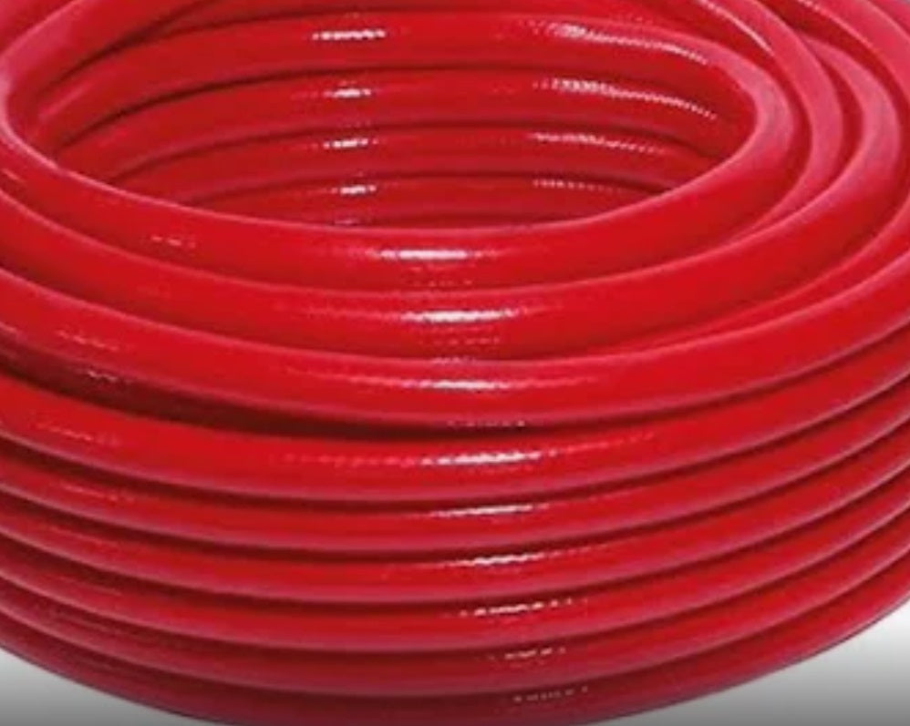 Red Hot Water Hose Pipe 1/2in Kink Resistant Watering Hose Water Flow Control