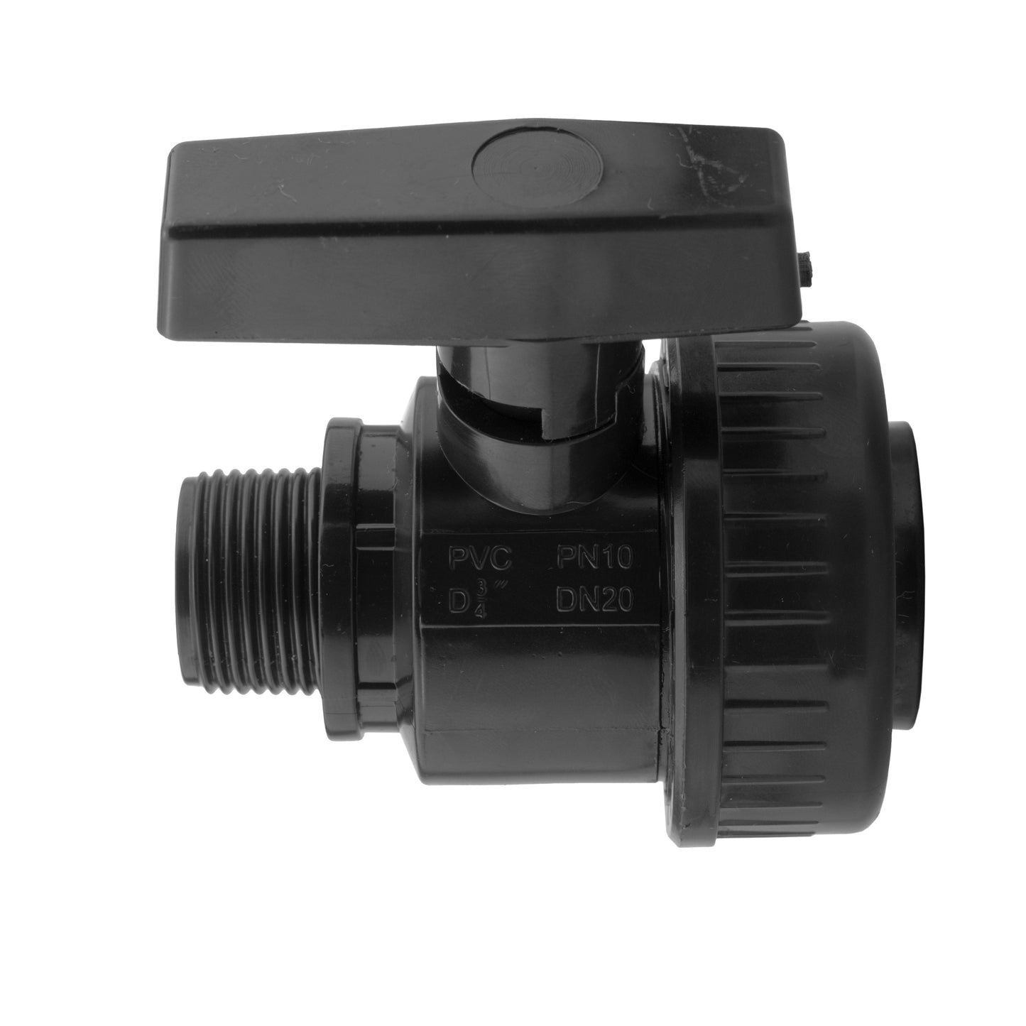 AP Supplies Wall Flange Kit 32mm MDPE + Large Plastic Valve 3/4" BSP