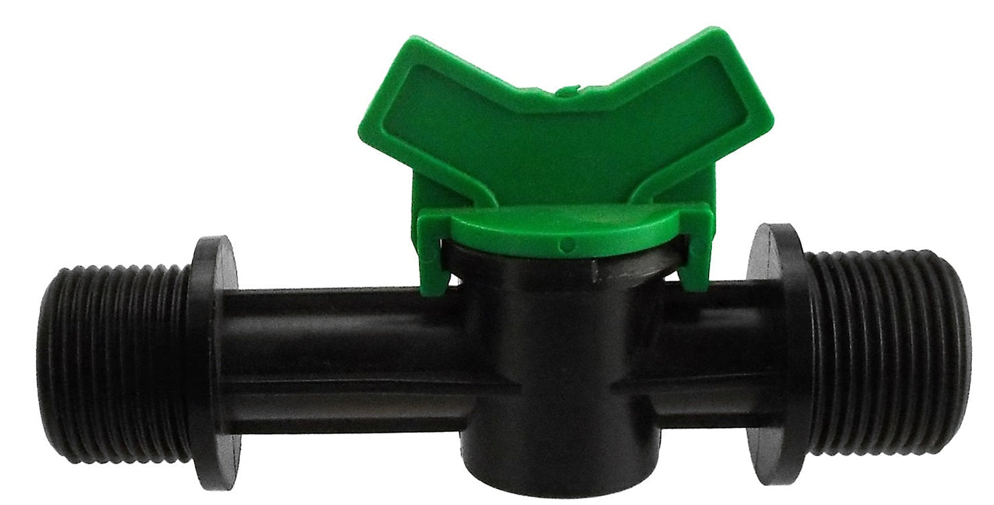IBC 2 S60X6 Cap with In-Line Valve and Male Quick Connector Outdoor Watering Kit