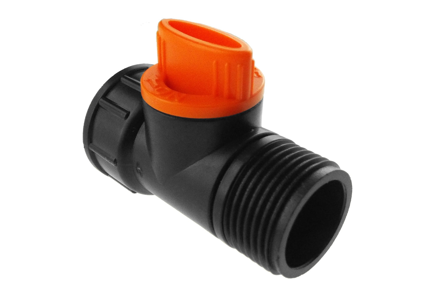 Water Butt Kit 3/4in With Valve and Male Snap On Hose Connector Set Tap Adapter