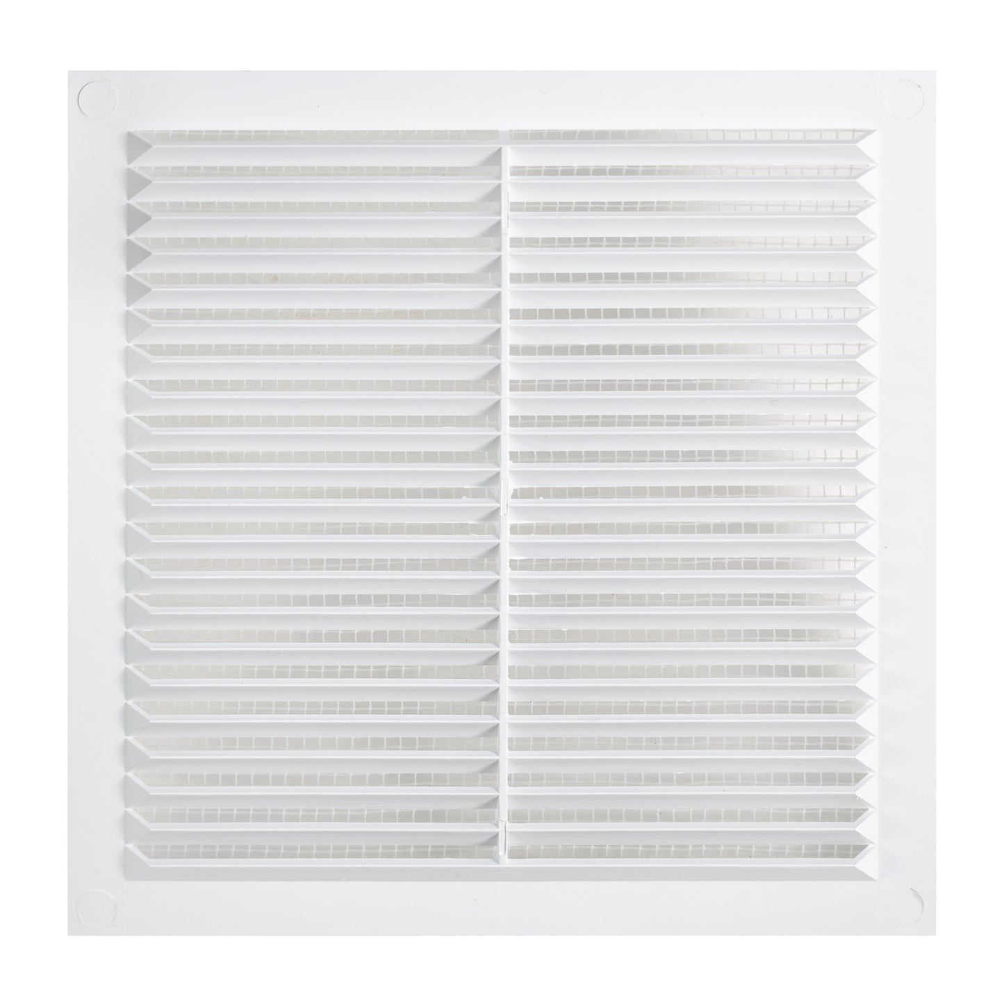 Louvre Vent D/140W 140mm X 140mm with Fly Screen for Home and Garden Use