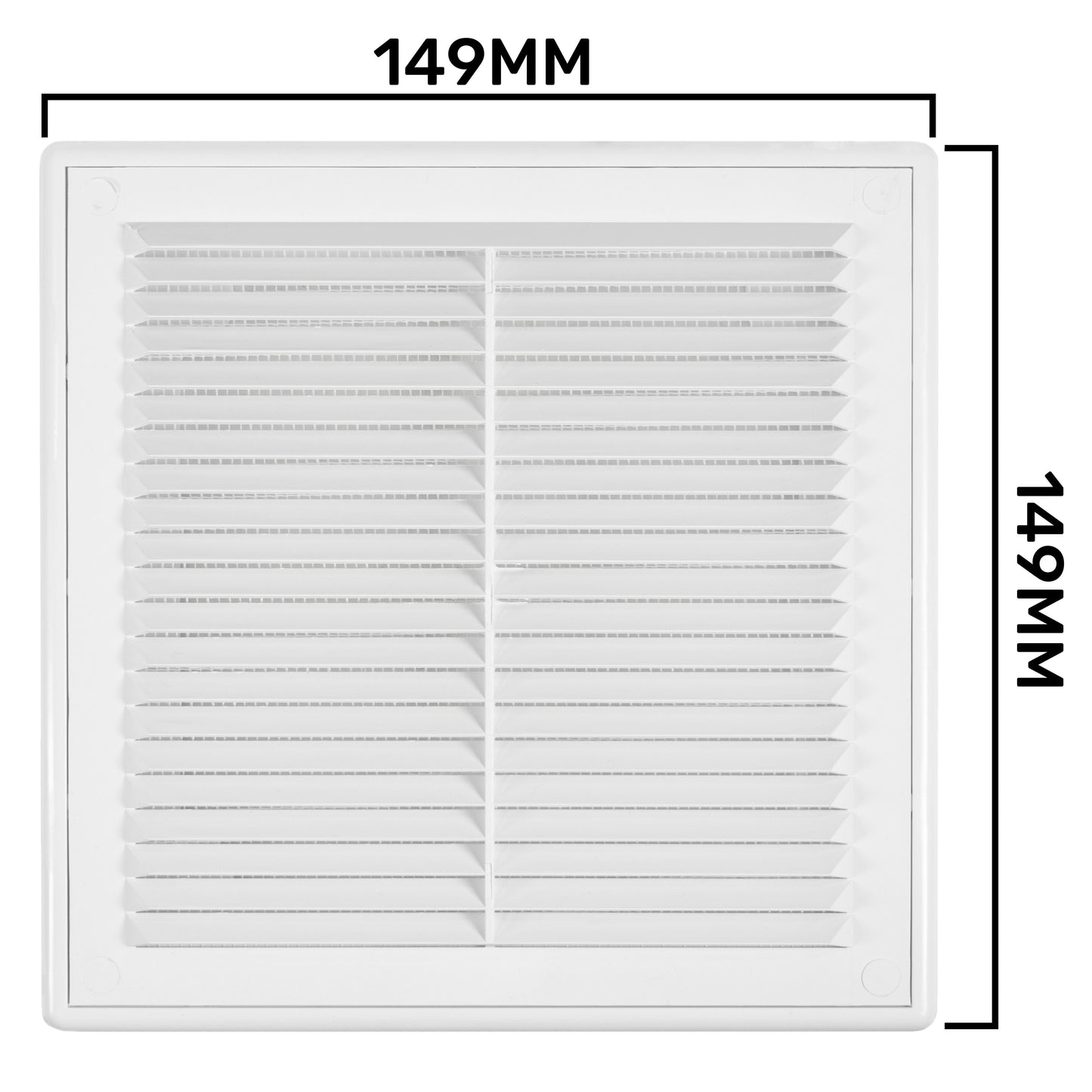 Louvre Vent D/150RW Classic 150mm DIY Tool Accessory Home and Garden Use