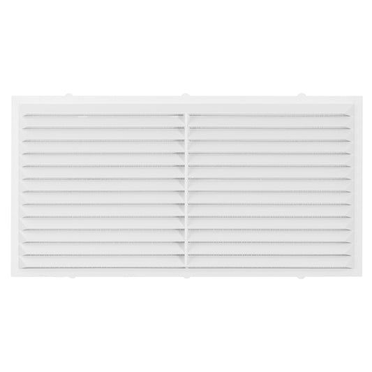 Louvre Vent D/220X120W Classic 220mm X 120mm with Fly Screen Home and Garden Use