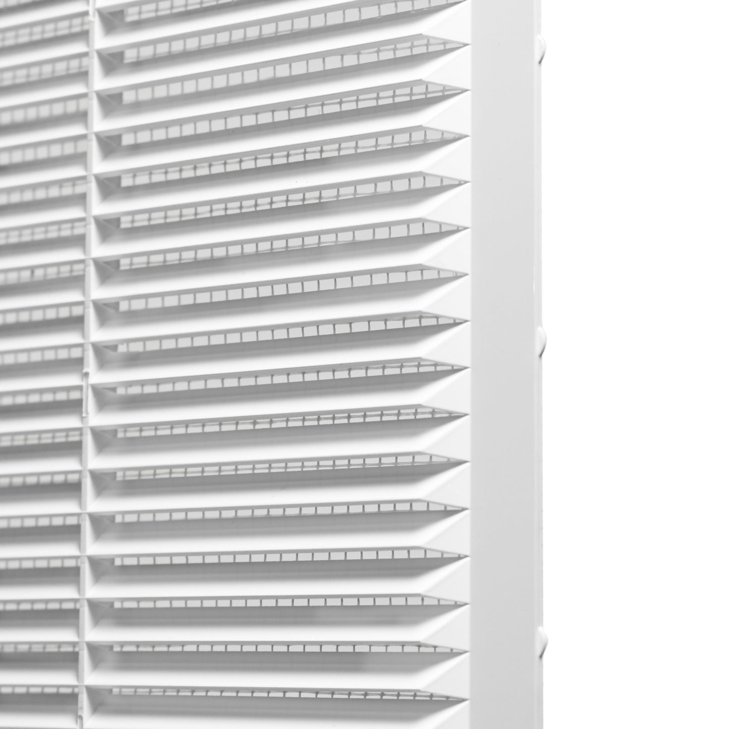 Louvre Vent D/195W 195mm X 195mm with Fly Screen for Home and Garden Use