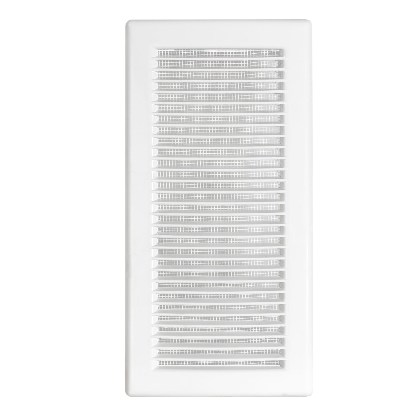 Louvre Vent White DL/90X240RW LUX With Fly Mesh for Home and Garden Use