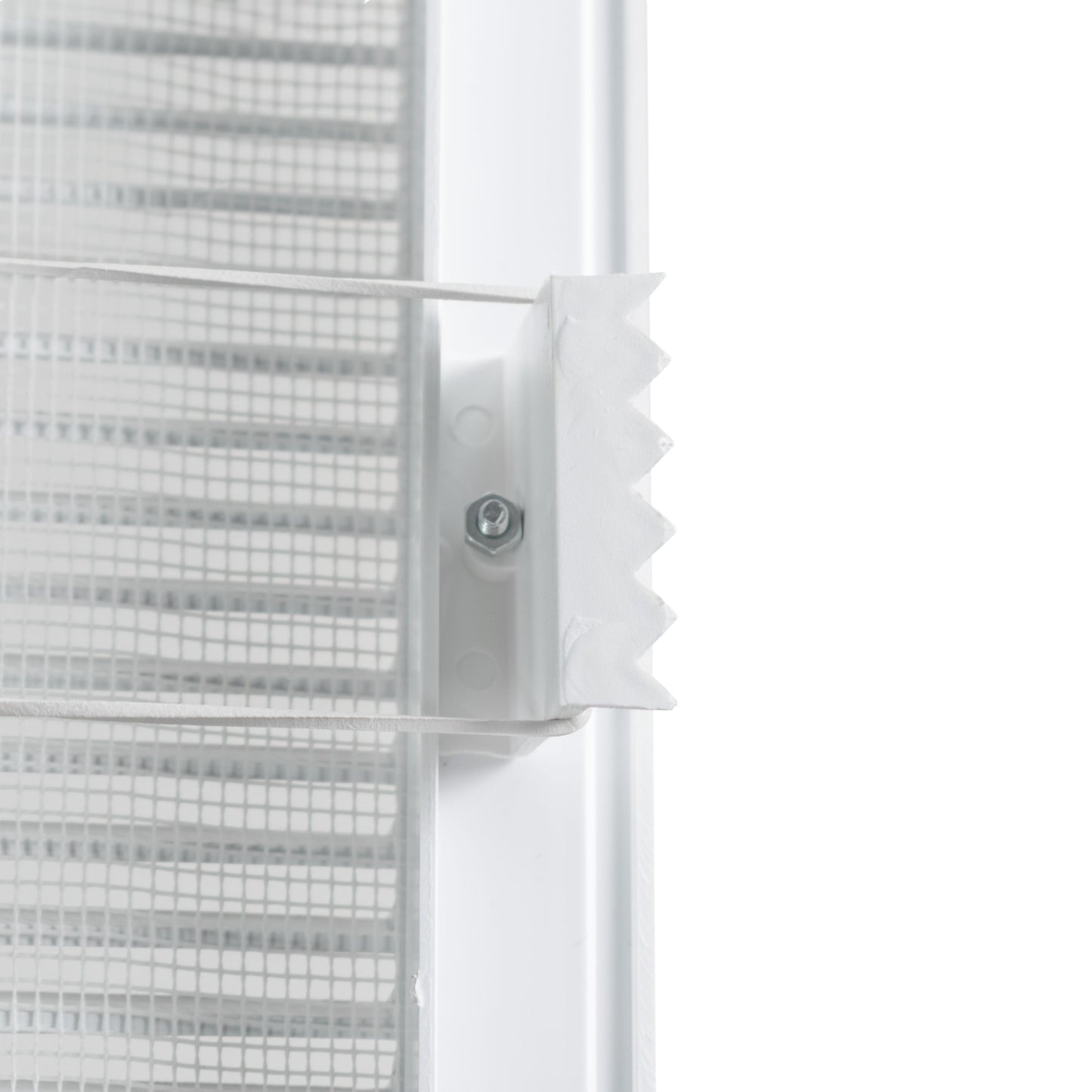 Louvre Vent White DL/90X240RW LUX With Fly Mesh for Home and Garden Use