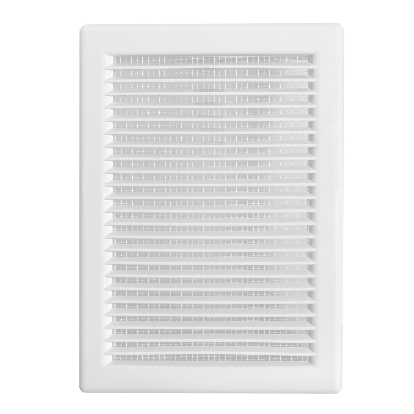 Louvre Vent White DL/140X210 RW LUX With Fly Mesh for Home and Garden Use