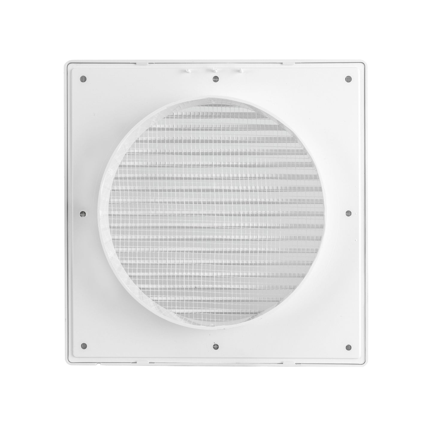 Louvre Vent White DL/100 RW LUX With Fly Mesh for Home and Garden Use
