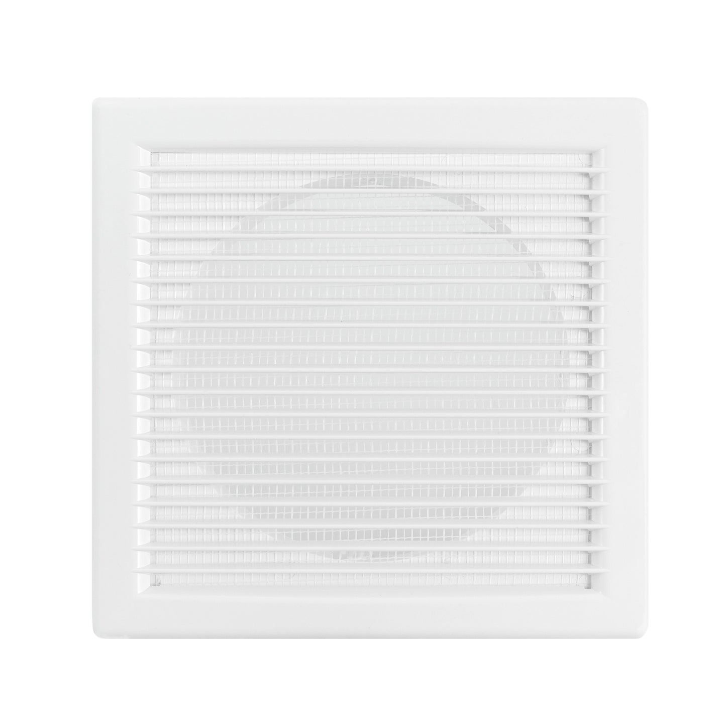 Louvre Vent White DL/150 RW LUX With Fly Mesh for Home and Garden Use