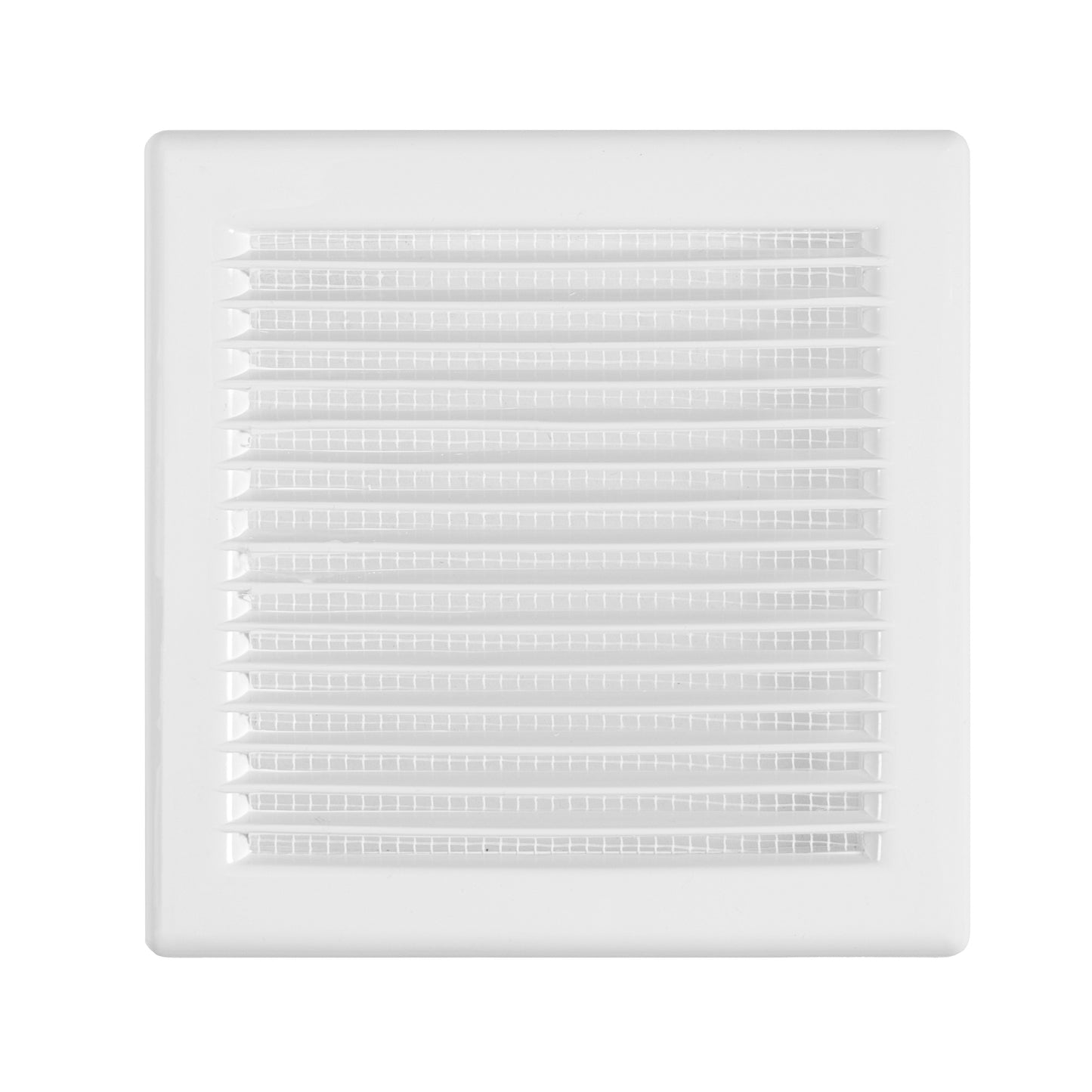 Louvre Vent White DL/135 RW LUX With Fly Mesh for Home and Garden Use