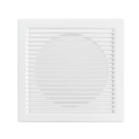 Louvre Vent White DL/125 RW LUX With Fly Mesh for Home and Garden Use