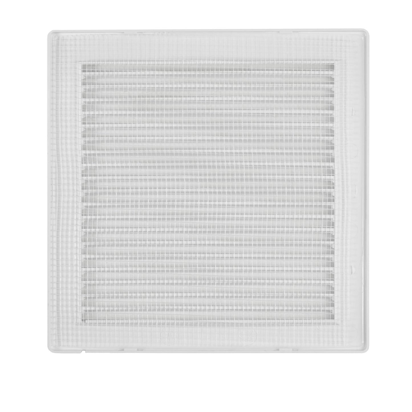 Louvre Vent White DL/125 RW LUX With Fly Mesh for Home and Garden Use