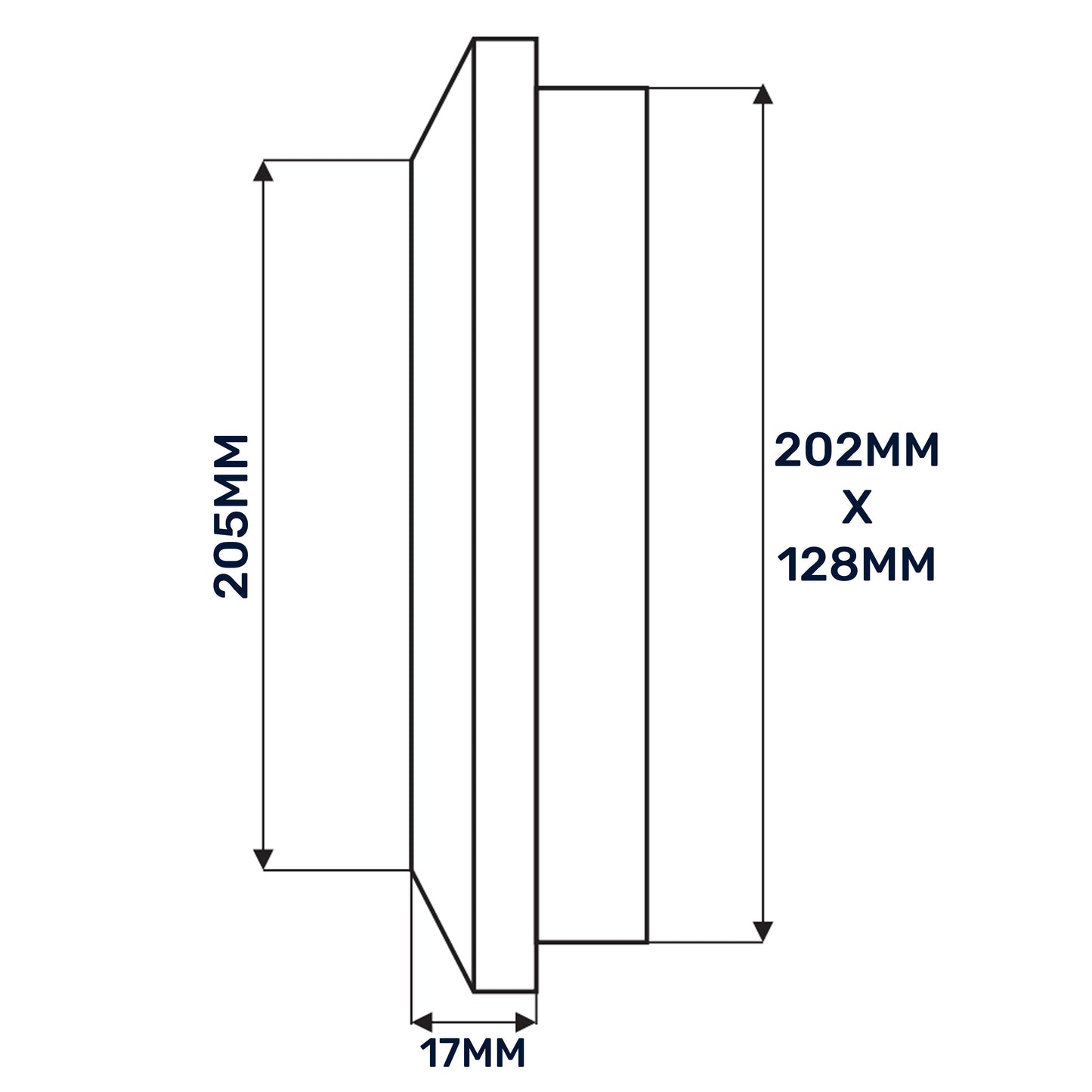 Louvre Vent Duo Smart 140/210 140mm X 210mm With Fly Mesh for DIY Tool Accessory
