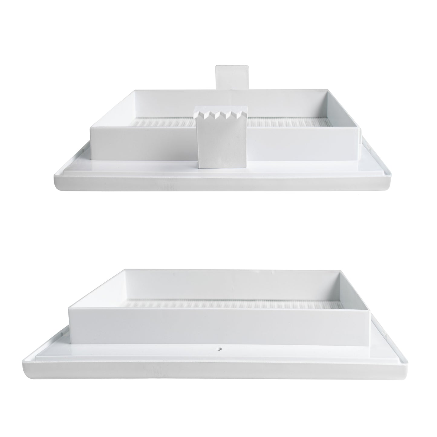 Louvre Vent White Duo Smart 135G 135mm With Fly Mesh for Home and Garden Use