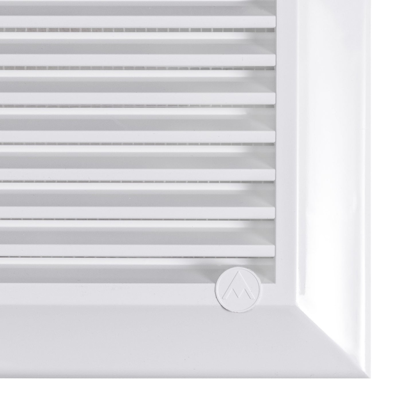 Louvre Vent White Duo Smart 135G 135mm With Fly Mesh for Home and Garden Use