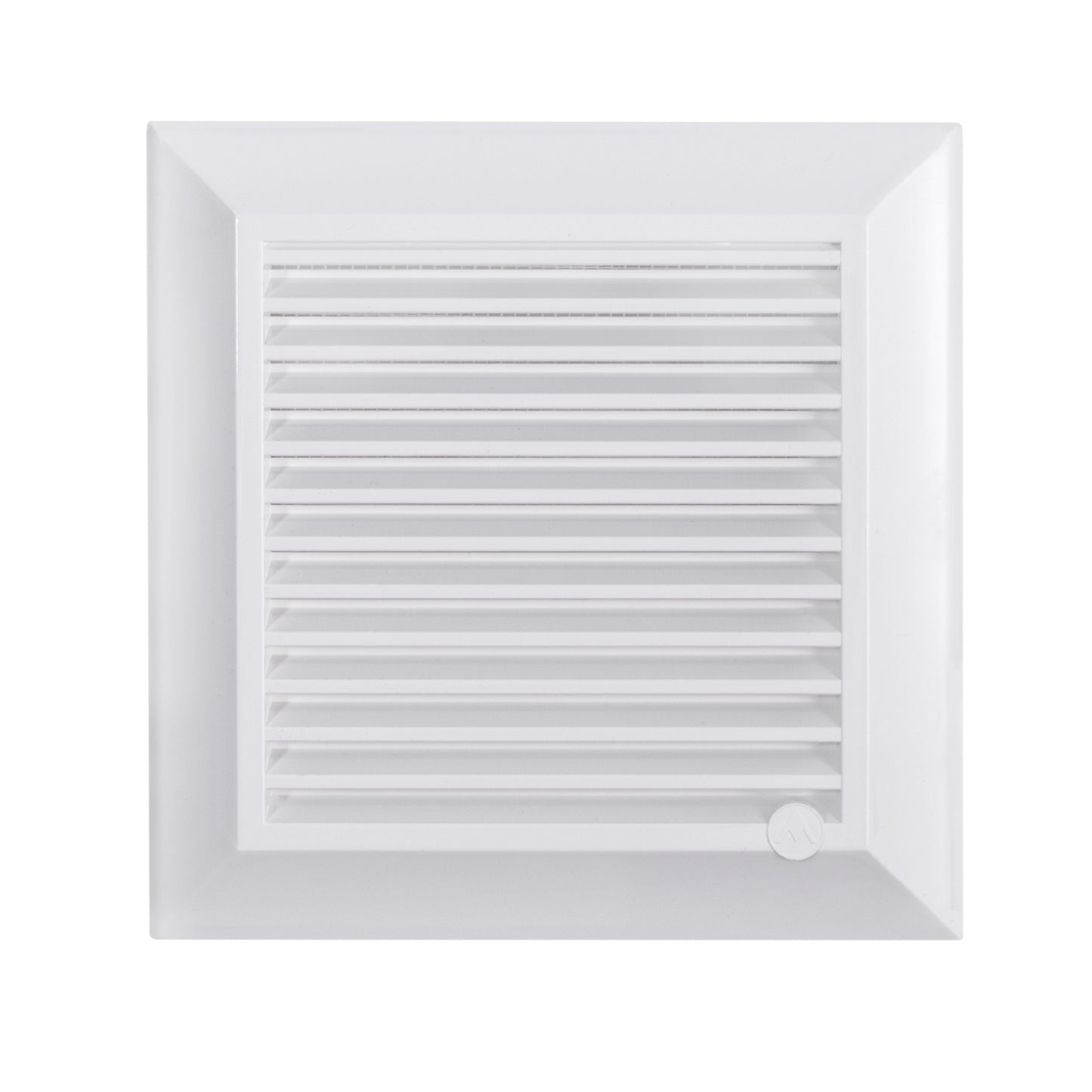 Louvre Vent White Duo Smart 165 With Fly Mesh for Home and Garden Use