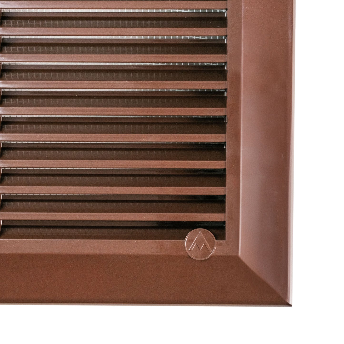 Louvre Vent Duo Smart 90/240 Brown 90mm x 240mm With Fly Mesh DIY Tool Accessory